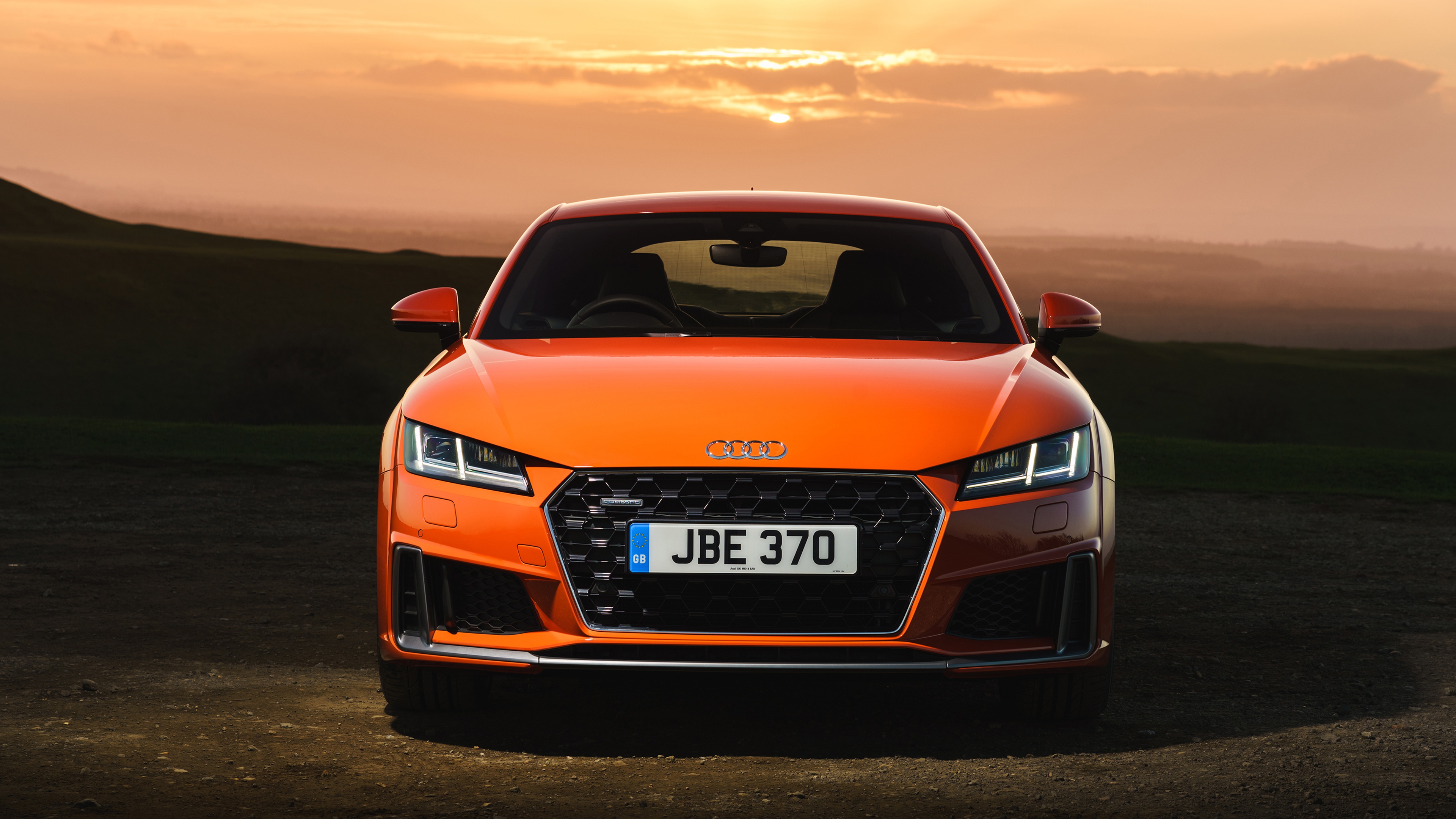 Handy-Wallpaper Audi, Autos, Audi Tt, Fahrzeuge, Orangefarbenes Auto kostenlos herunterladen.