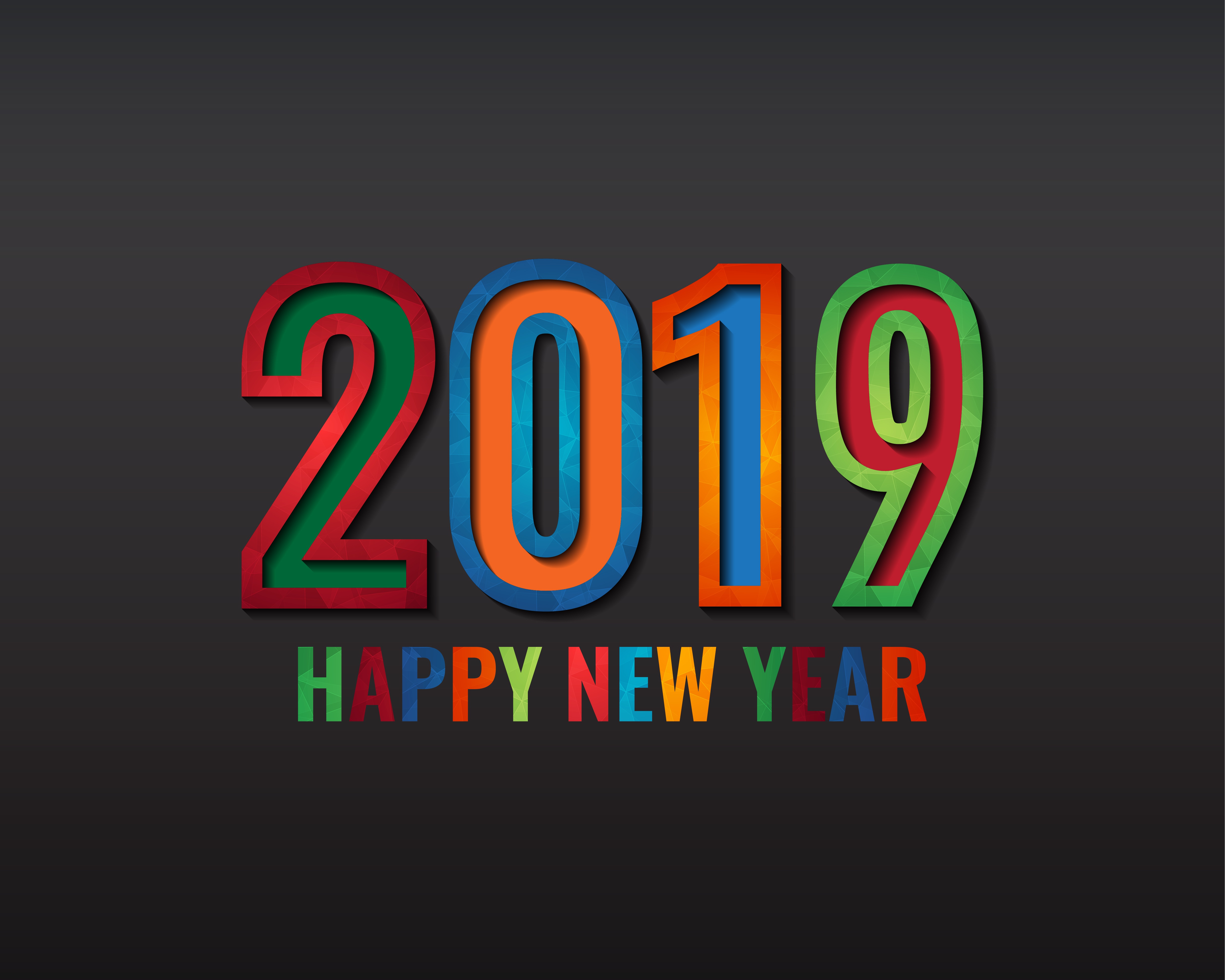 919221 Bild herunterladen feiertage, neujahr 2019, frohes neues jahr, neujahr - Hintergrundbilder und Bildschirmschoner kostenlos