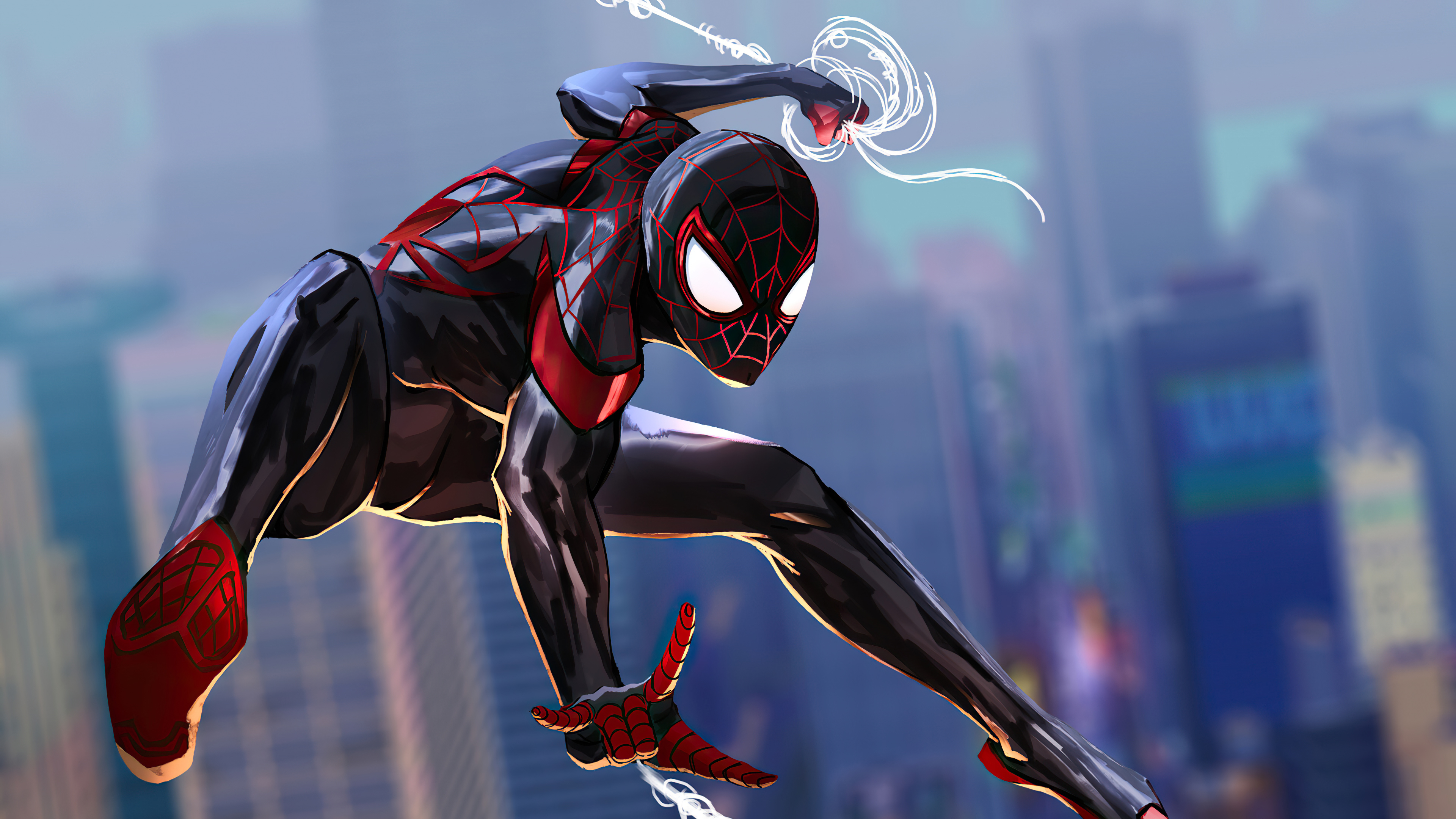 Baixe gratuitamente a imagem Homem Aranha, Filme, Miles Morales, Homem Aranha: No Aranhaverso na área de trabalho do seu PC