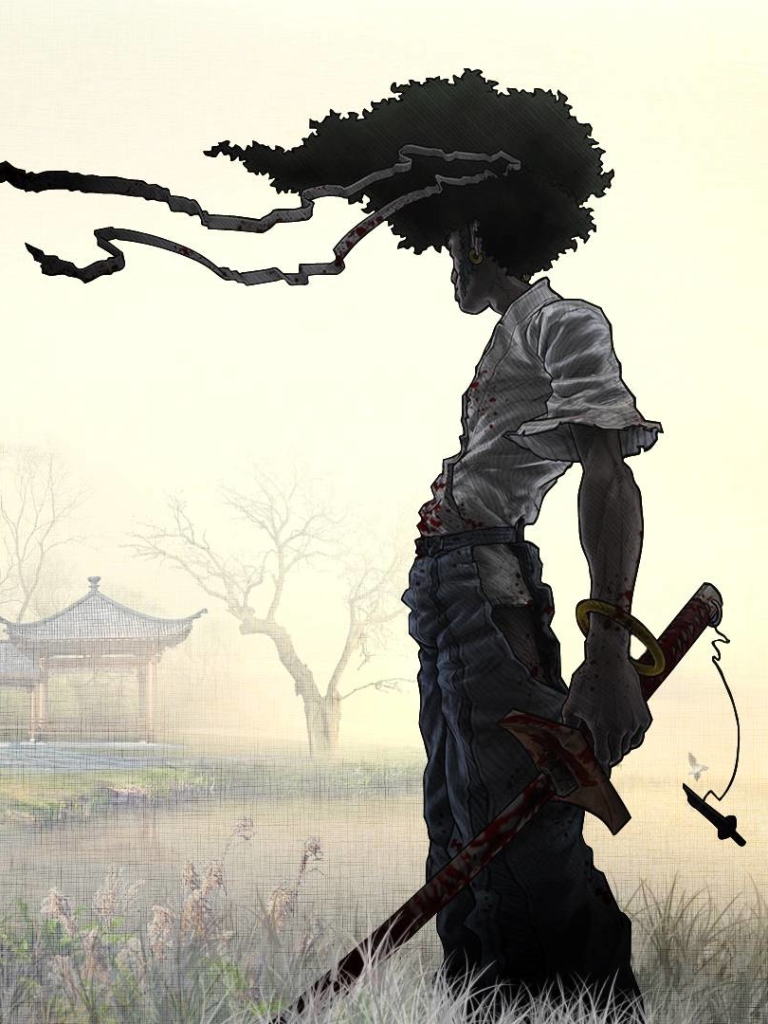 Descarga gratuita de fondo de pantalla para móvil de Animado, Afro Samurai.