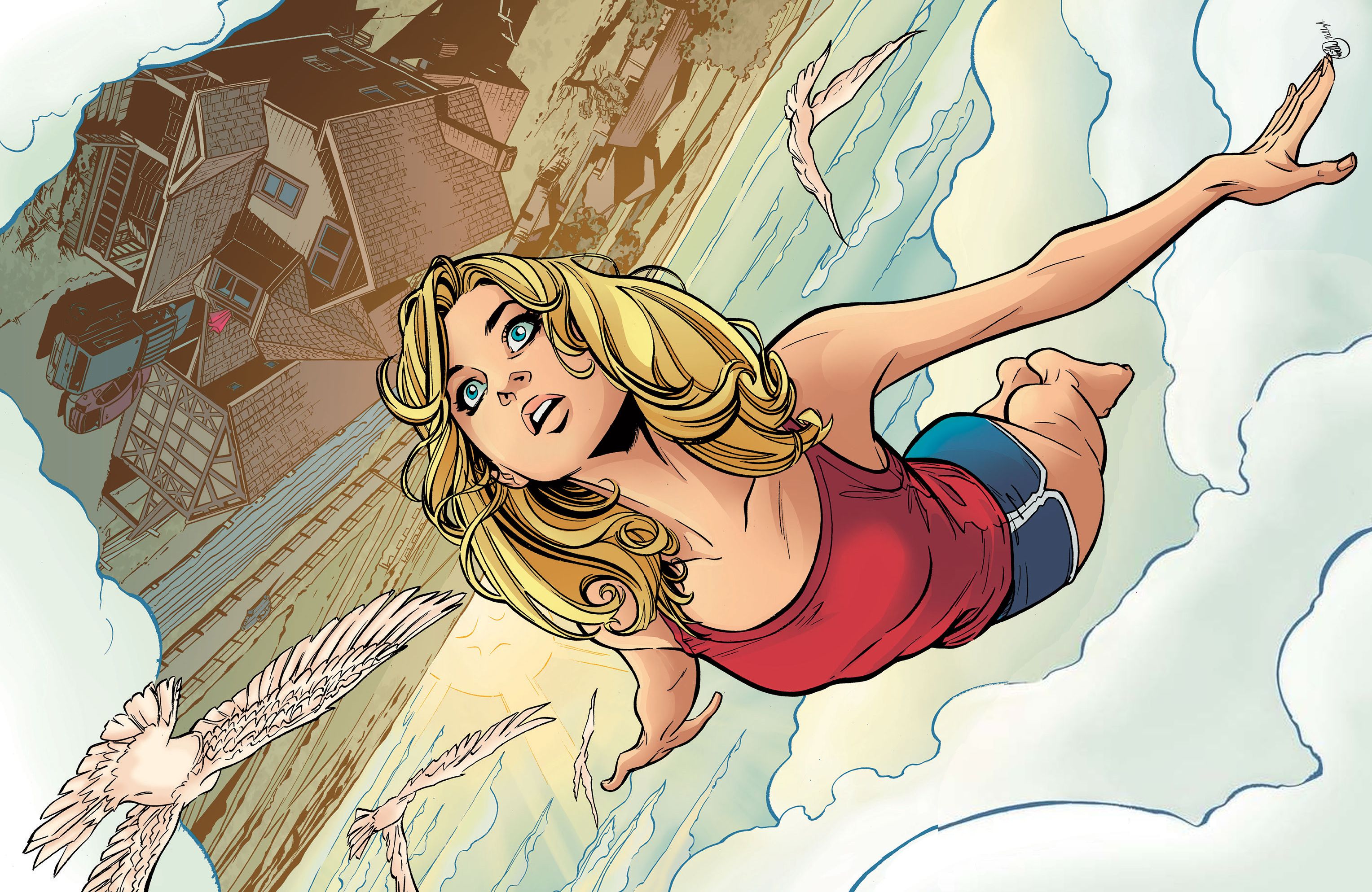 Handy-Wallpaper Comics, Superman Der Film, Supergirl kostenlos herunterladen.