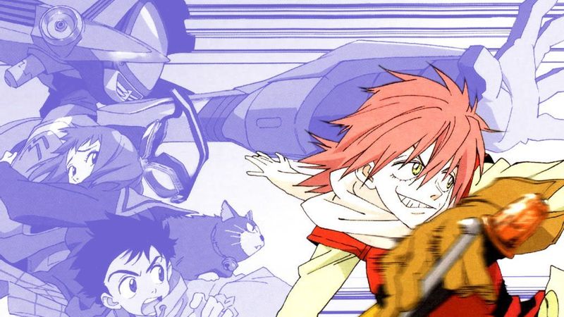 HDデスクトップ 壁紙: アニメ, フリクリ, カンティ (フリクリ), 春原はるこ, 鮫島まみみ, 南田場直太, たっくん（フリクリ ...