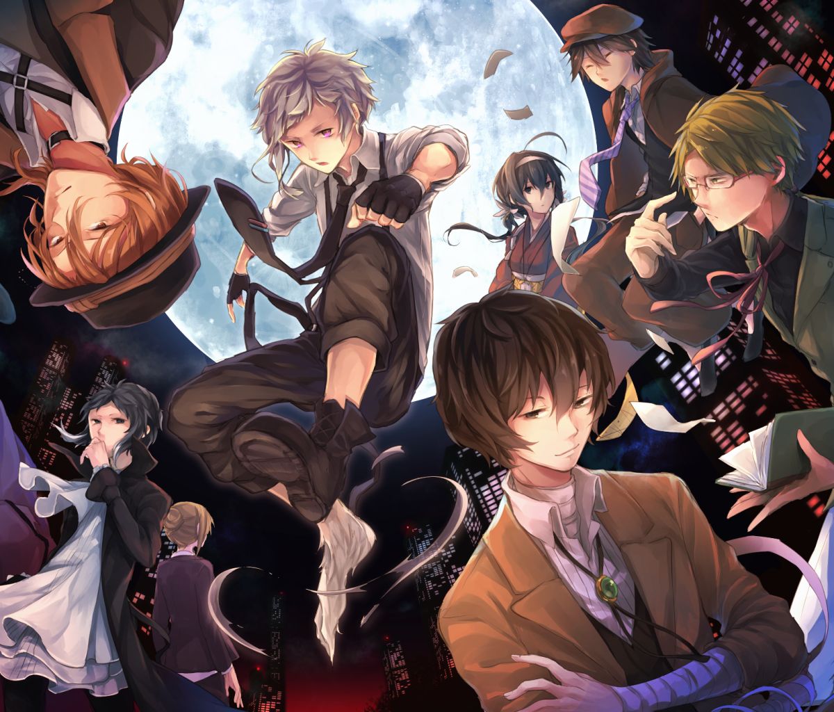 Free download wallpaper Anime, Bungou Stray Dogs on your PC desktop
