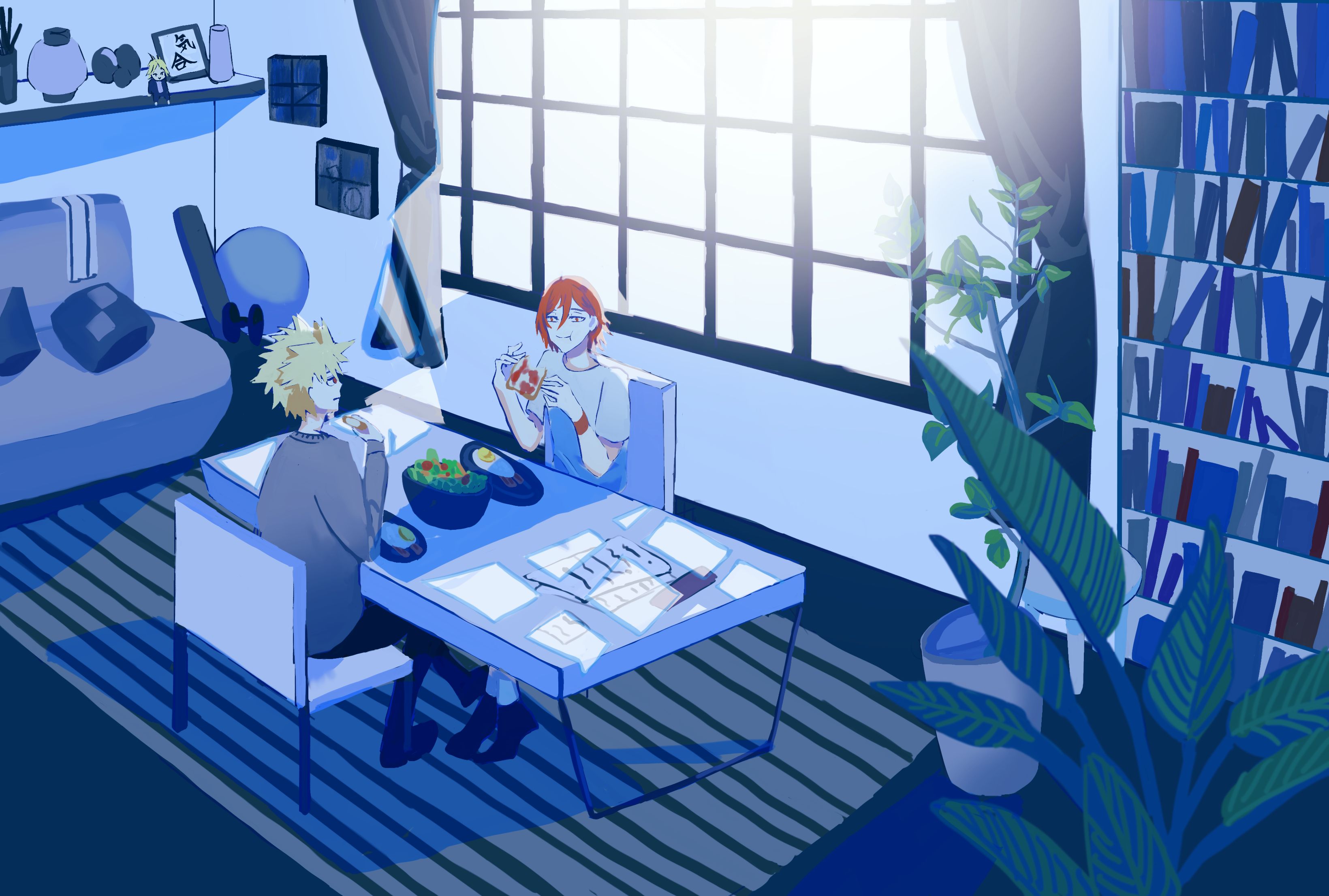 Free download wallpaper Anime, Katsuki Bakugou, My Hero Academia, Eijiro Kirishima on your PC desktop