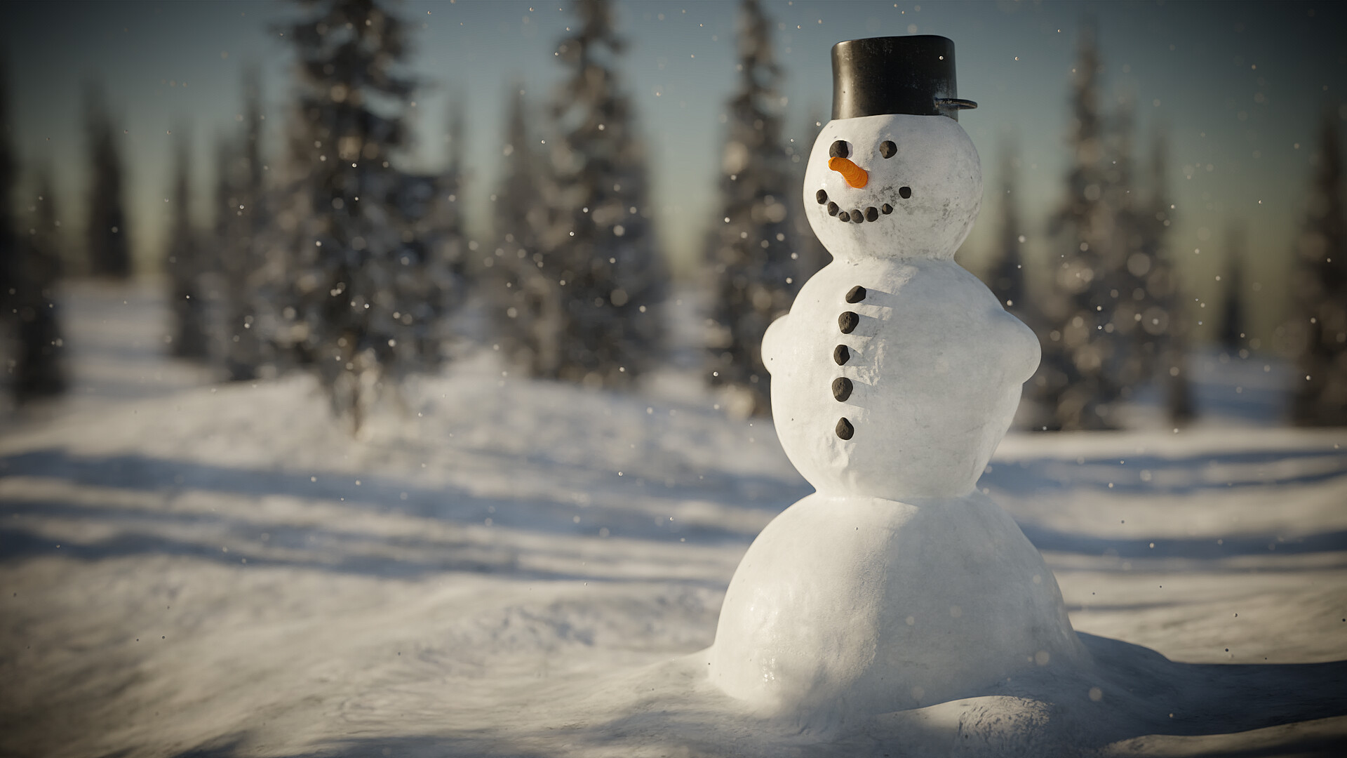 Laden Sie das Winter, Schneemann, Fotografie-Bild kostenlos auf Ihren PC-Desktop herunter