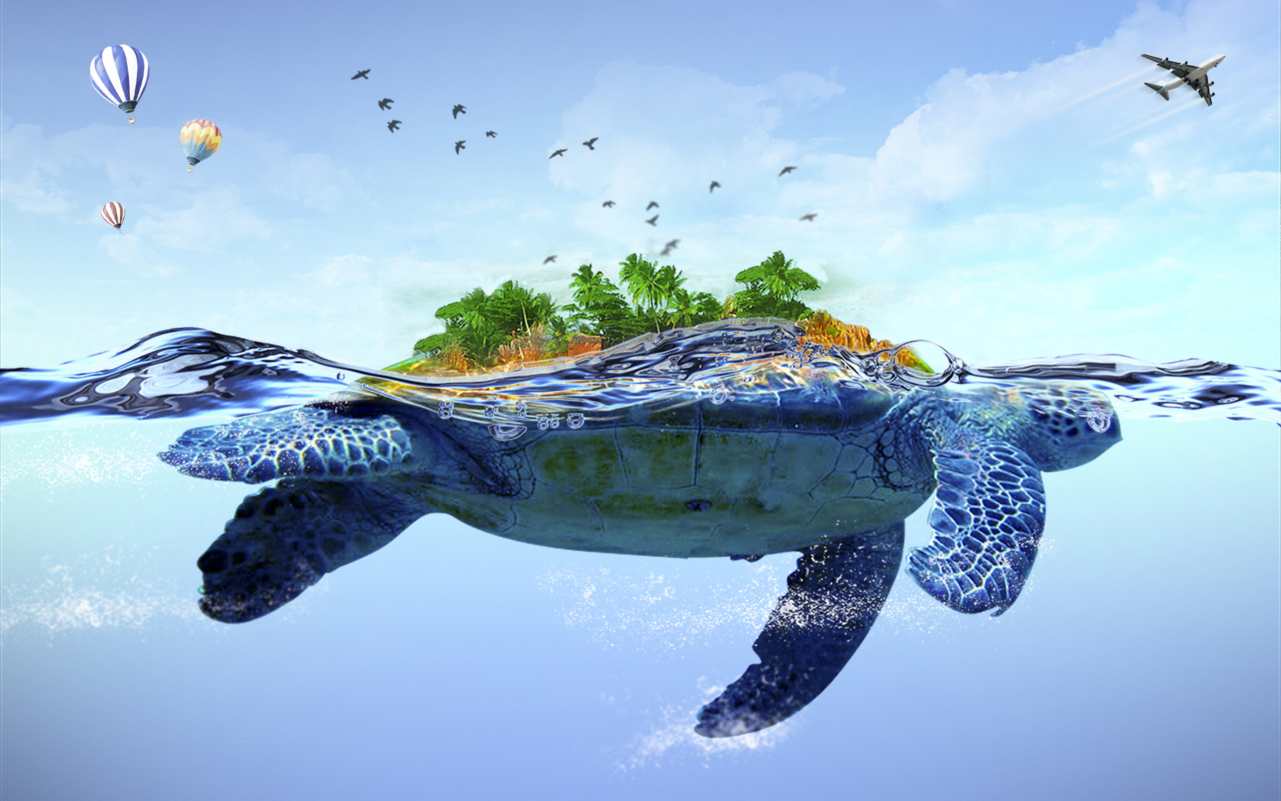 Free download wallpaper Fantasy, Turtle, Fantasy Animals on your PC desktop