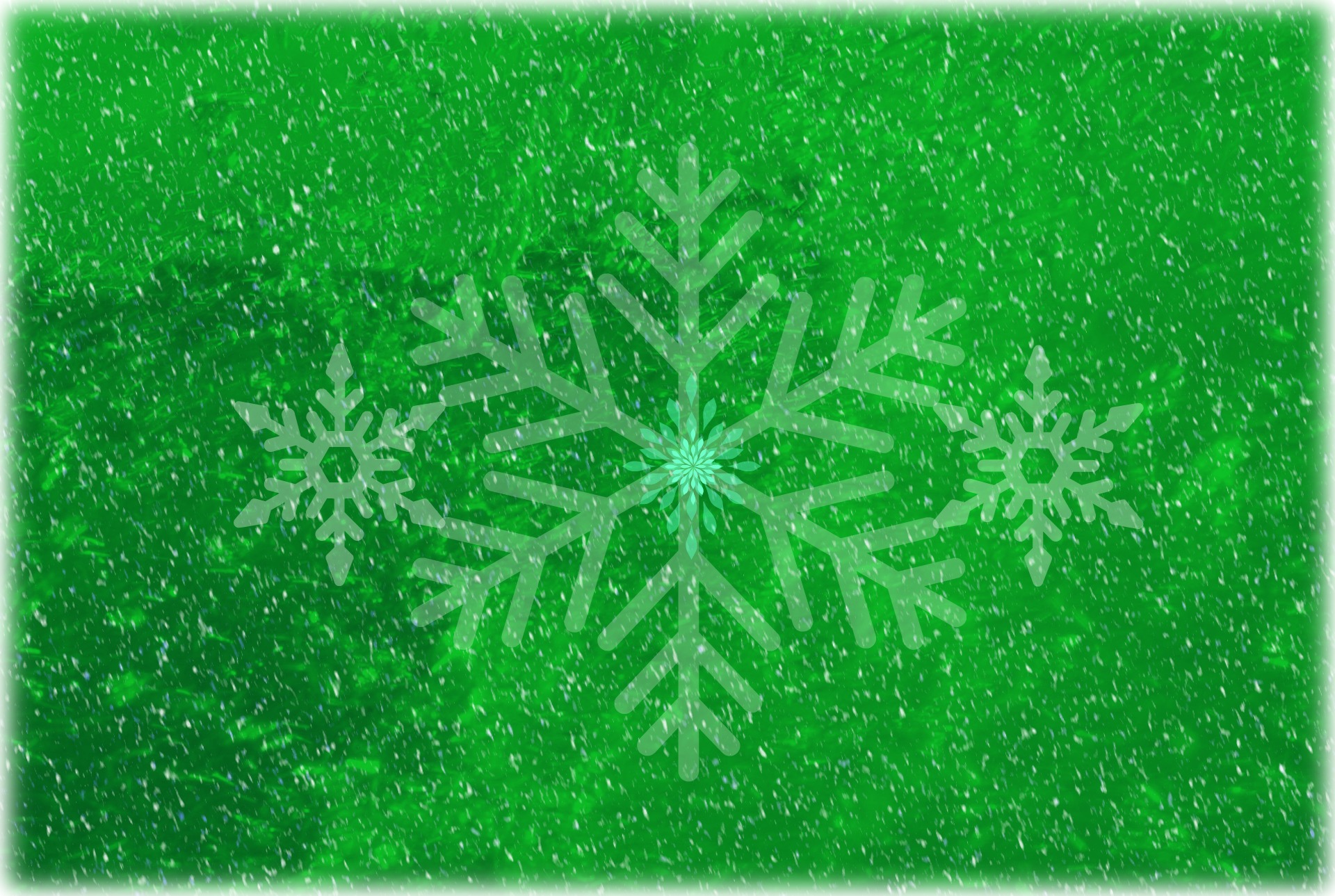Скачать картинку Снежинки, Рождество, Зеленый, Праздничные в телефон бесплатно.