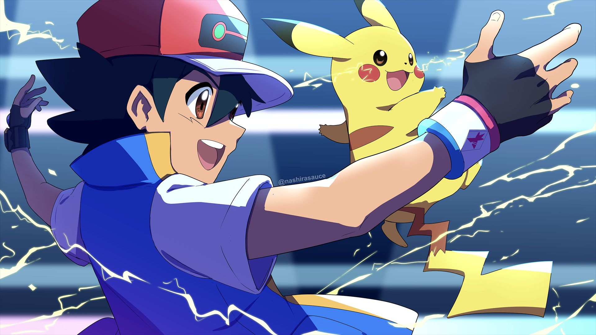 Handy-Wallpaper Pokémon, Pikachu, Animes, Ash Ketchum kostenlos herunterladen.