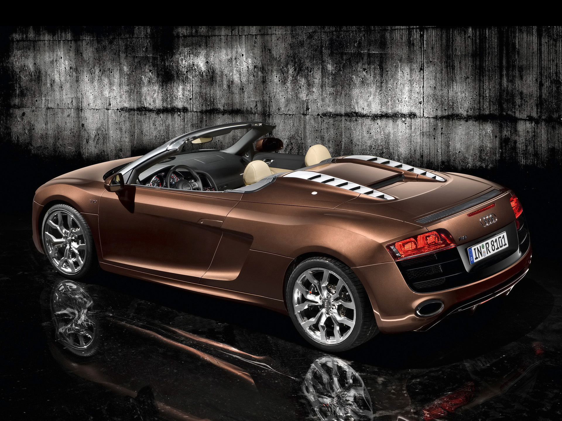 Meilleurs fonds d'écran Audi R8 V10 Spyder pour l'écran du téléphone