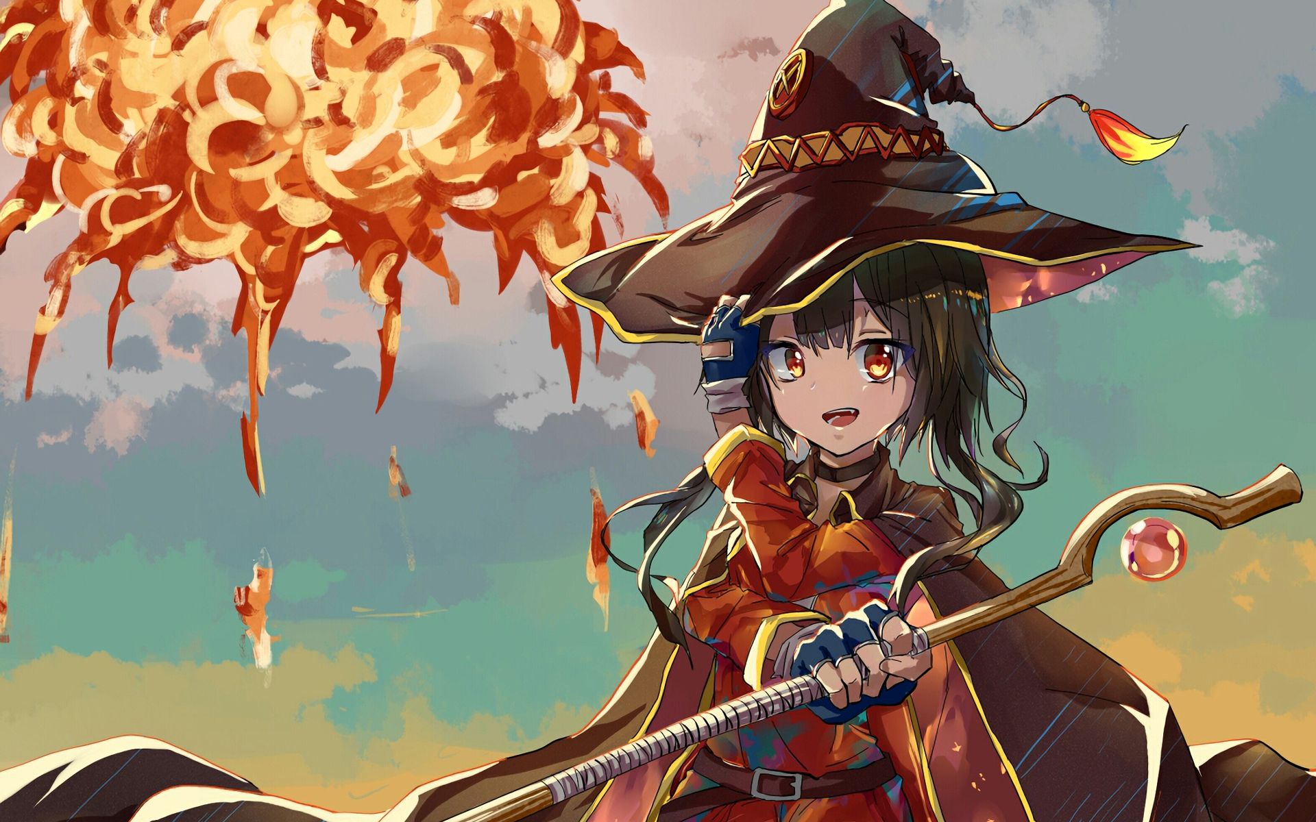 Baixe gratuitamente a imagem Anime, Konosuba: As Bençãos De Deus Neste Mundo Maravilhoso, Megumin (Konosuba) na área de trabalho do seu PC