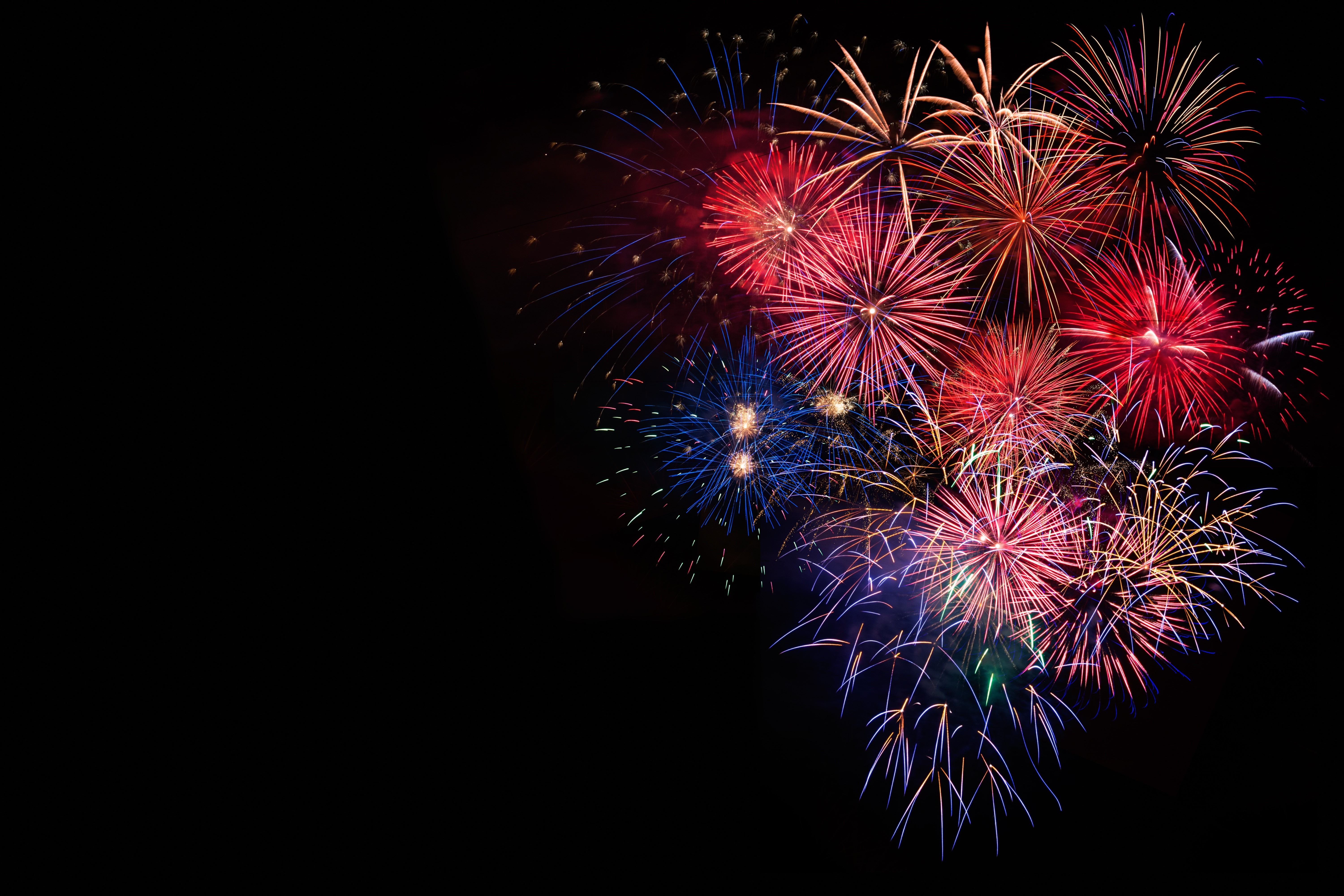 Free download wallpaper Colors, Colorful, Fireworks, Photography on your PC desktop