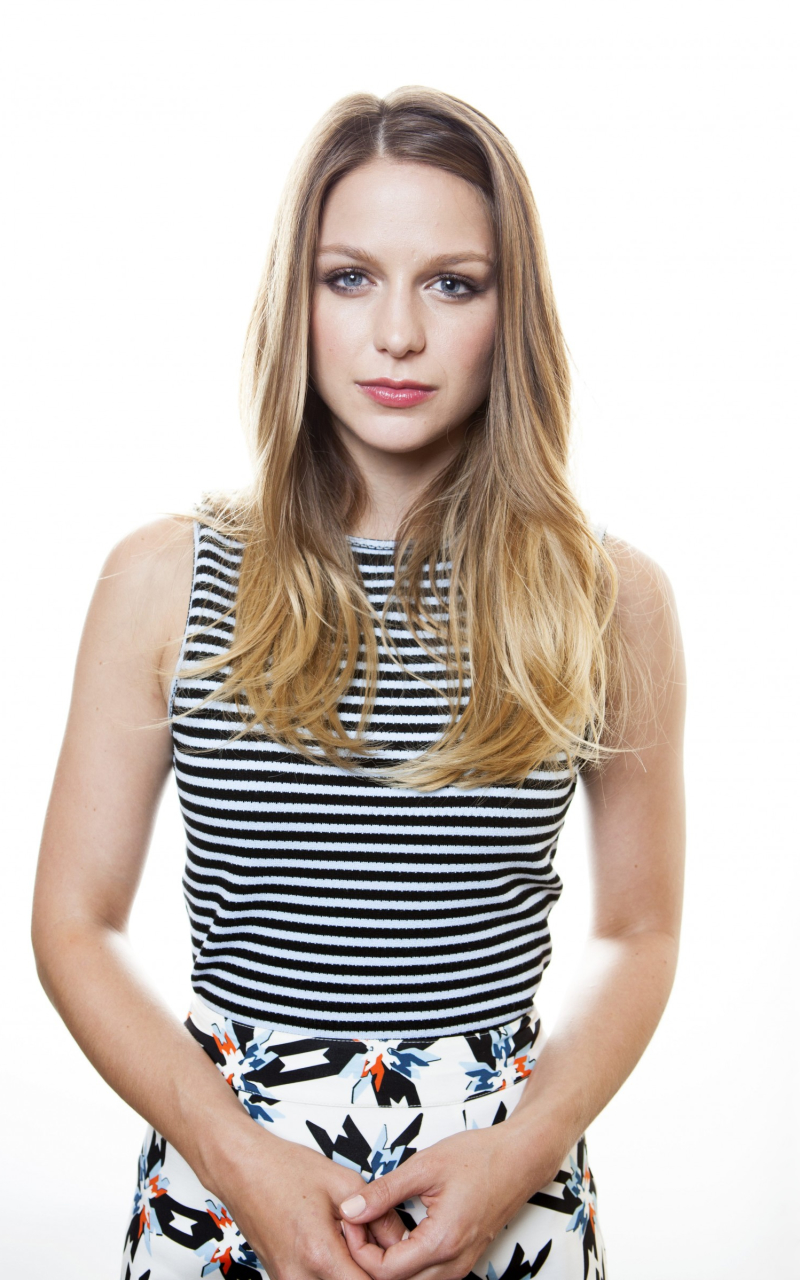 Download mobile wallpaper Blonde, Blue Eyes, American, Celebrity, Actress, Melissa Benoist for free.