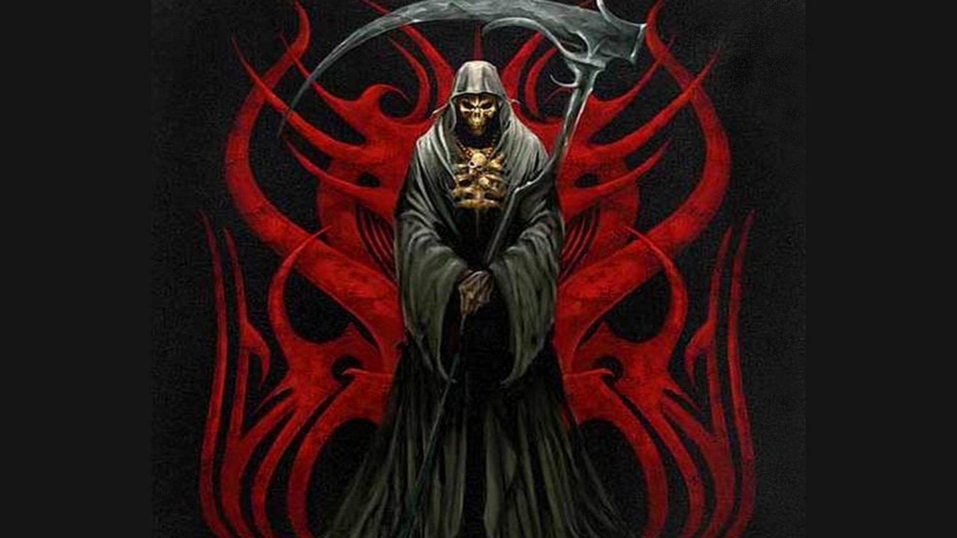 Download mobile wallpaper Dark, Skeleton, Grim Reaper for free.
