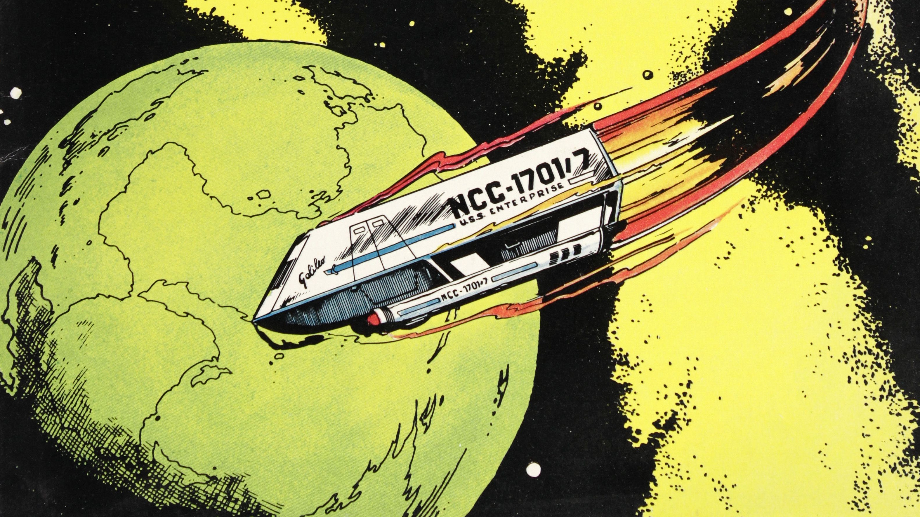 Handy-Wallpaper Raumschiff Enterprise, Comics kostenlos herunterladen.