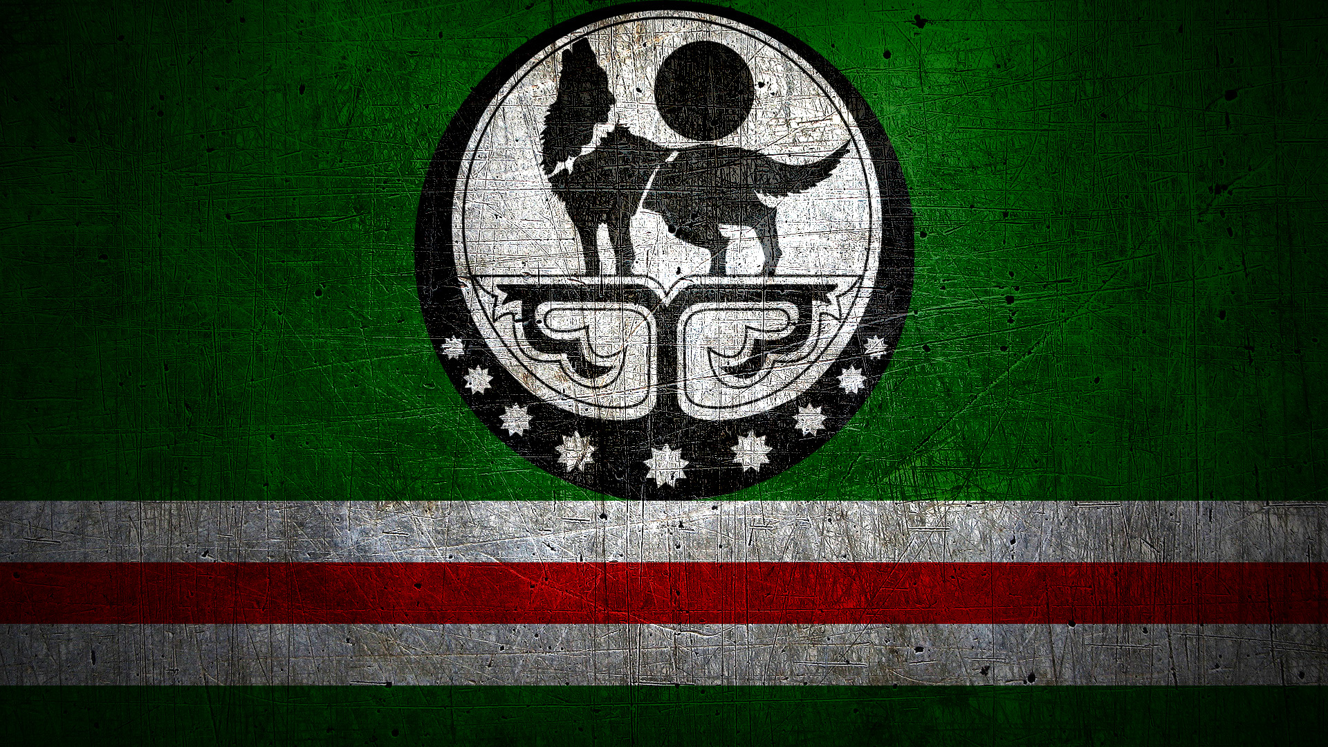 Популярні заставки і фони Прапор Чечні на комп'ютер