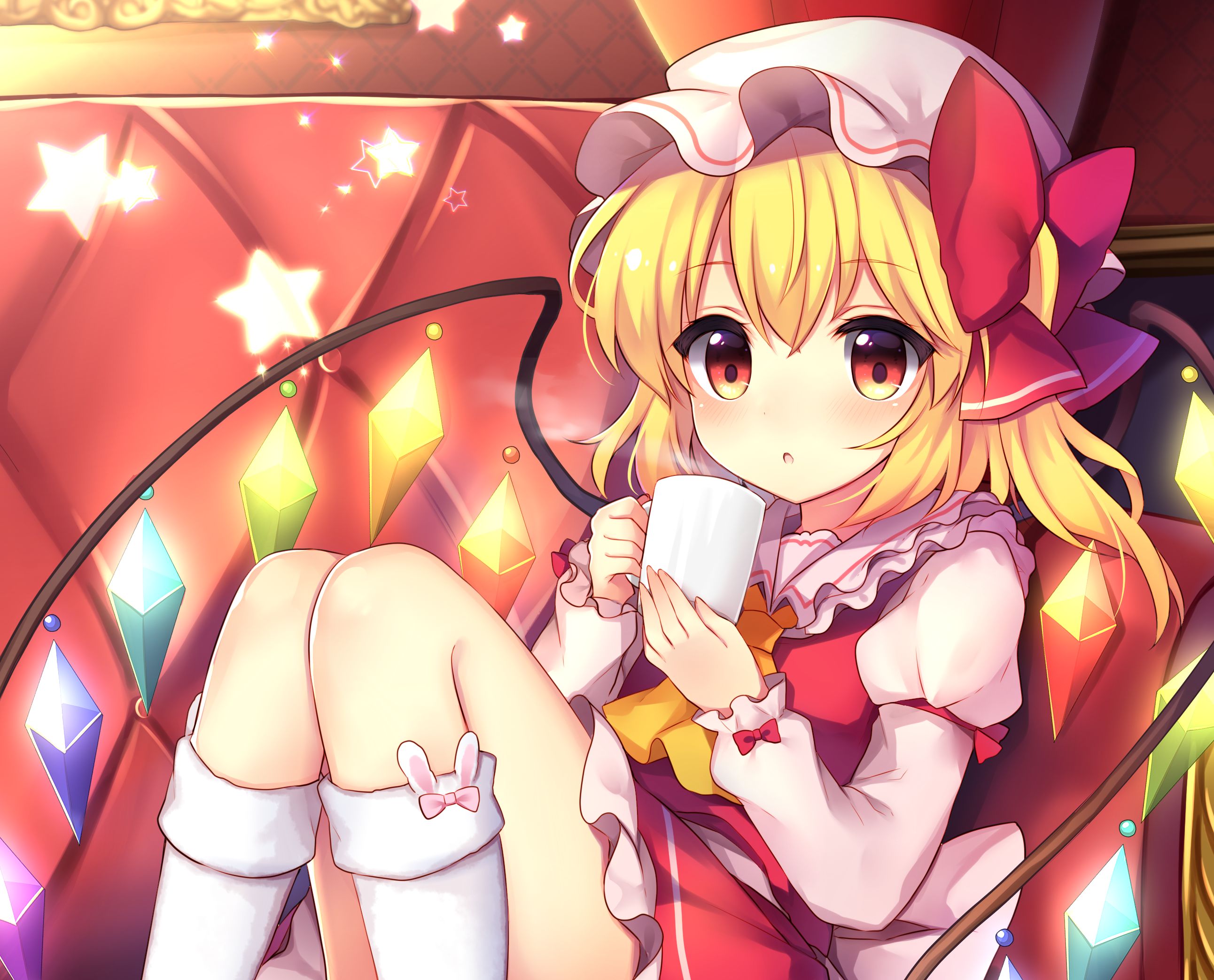 Descarga gratis la imagen Animado, Flandre Escarlata, Touhou en el escritorio de tu PC