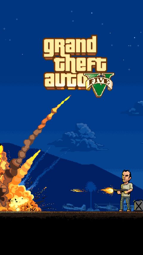 Download mobile wallpaper Video Game, Grand Theft Auto, Grand Theft Auto V, Pixel Art, Trevor Philips for free.