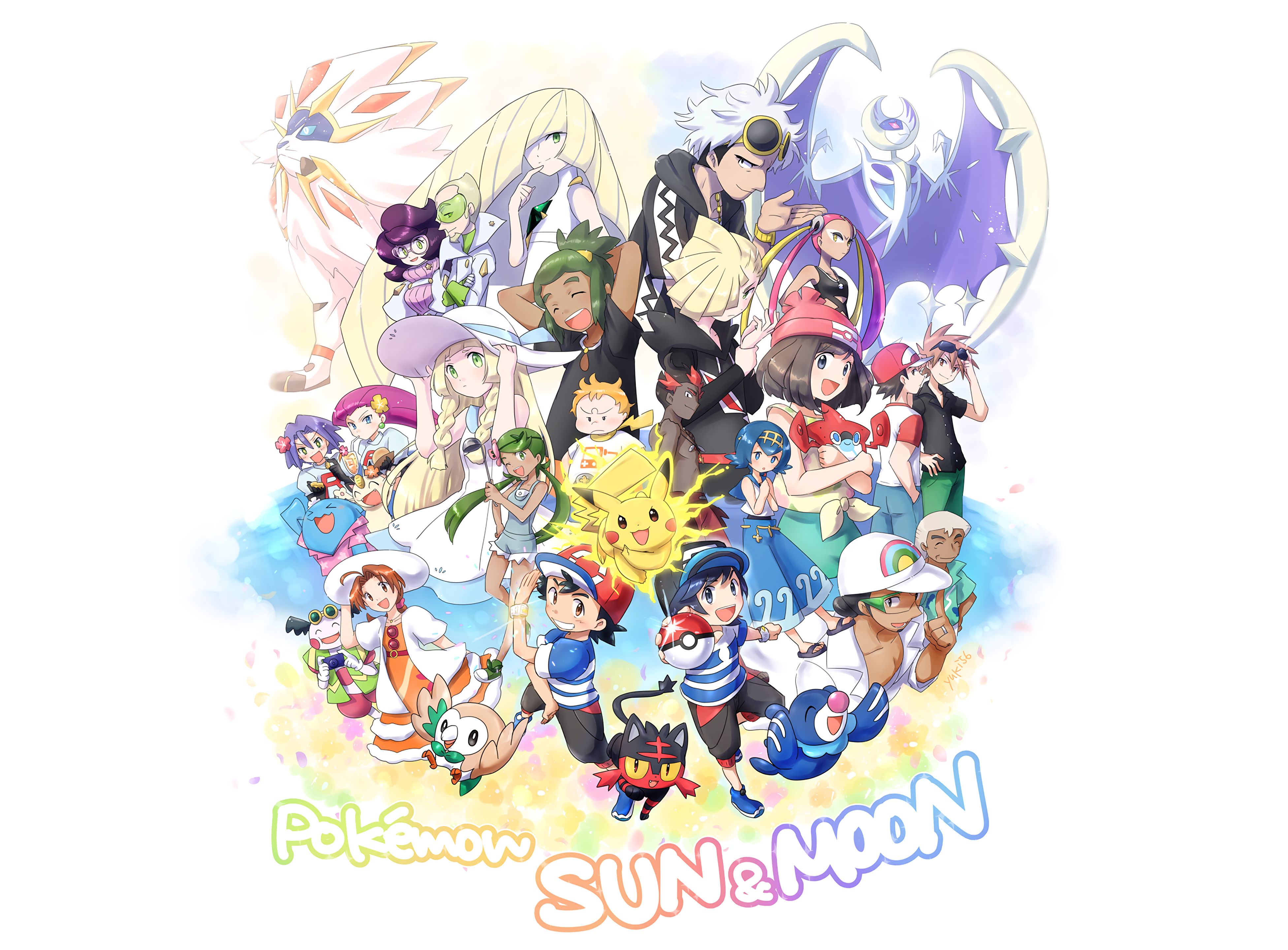 Los mejores fondos de pantalla de Pokémon: Sol Y Luna para la pantalla del teléfono