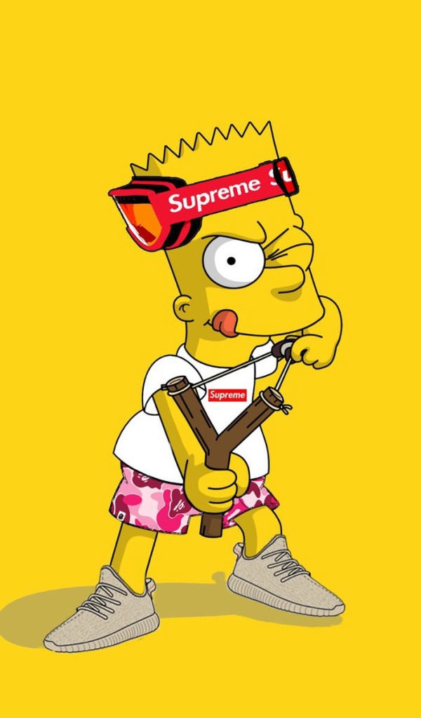 Baixar papel de parede para celular de Supremo, Produtos, Bart Simpson, Os Simpsons, Supremo (Marca) gratuito.