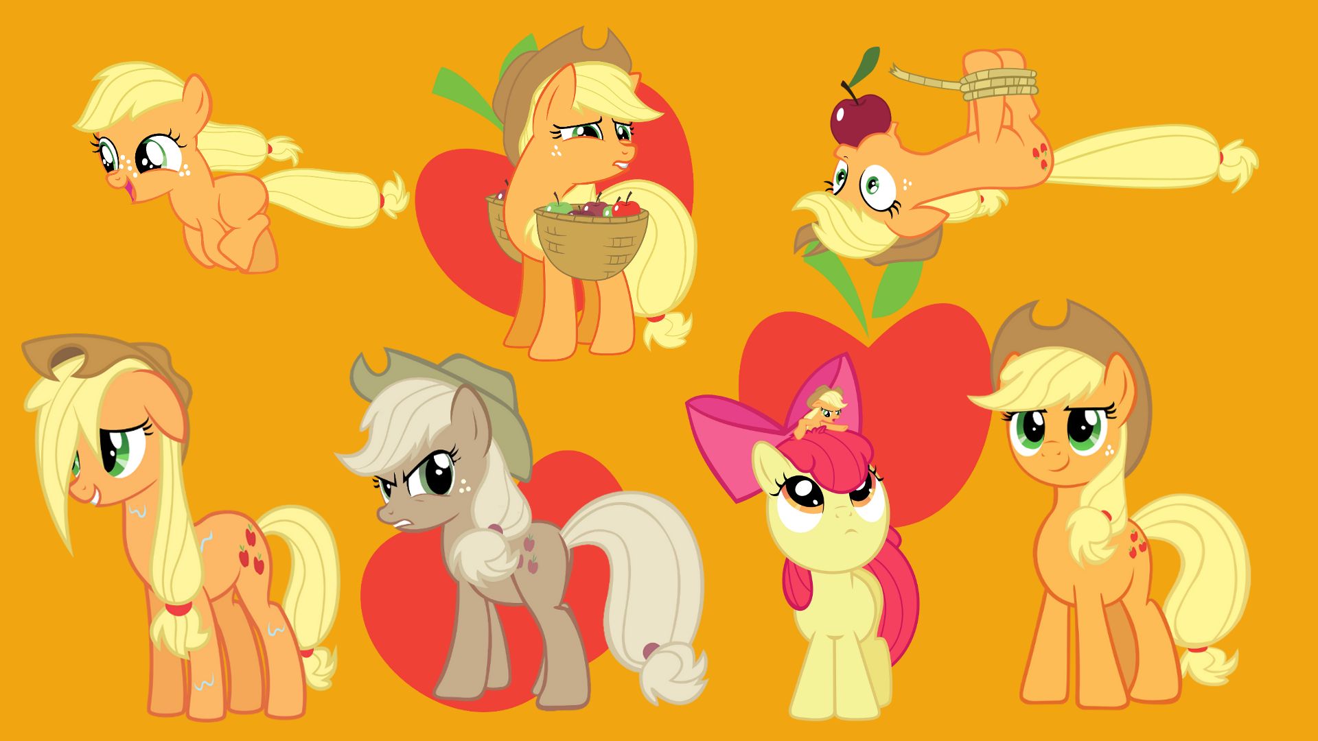 Laden Sie das Mein Kleines Pony, Fernsehserien, My Little Pony Freundschaft Ist Magie, Applejack (Mein Kleines Pony), Apfelblüte-Bild kostenlos auf Ihren PC-Desktop herunter