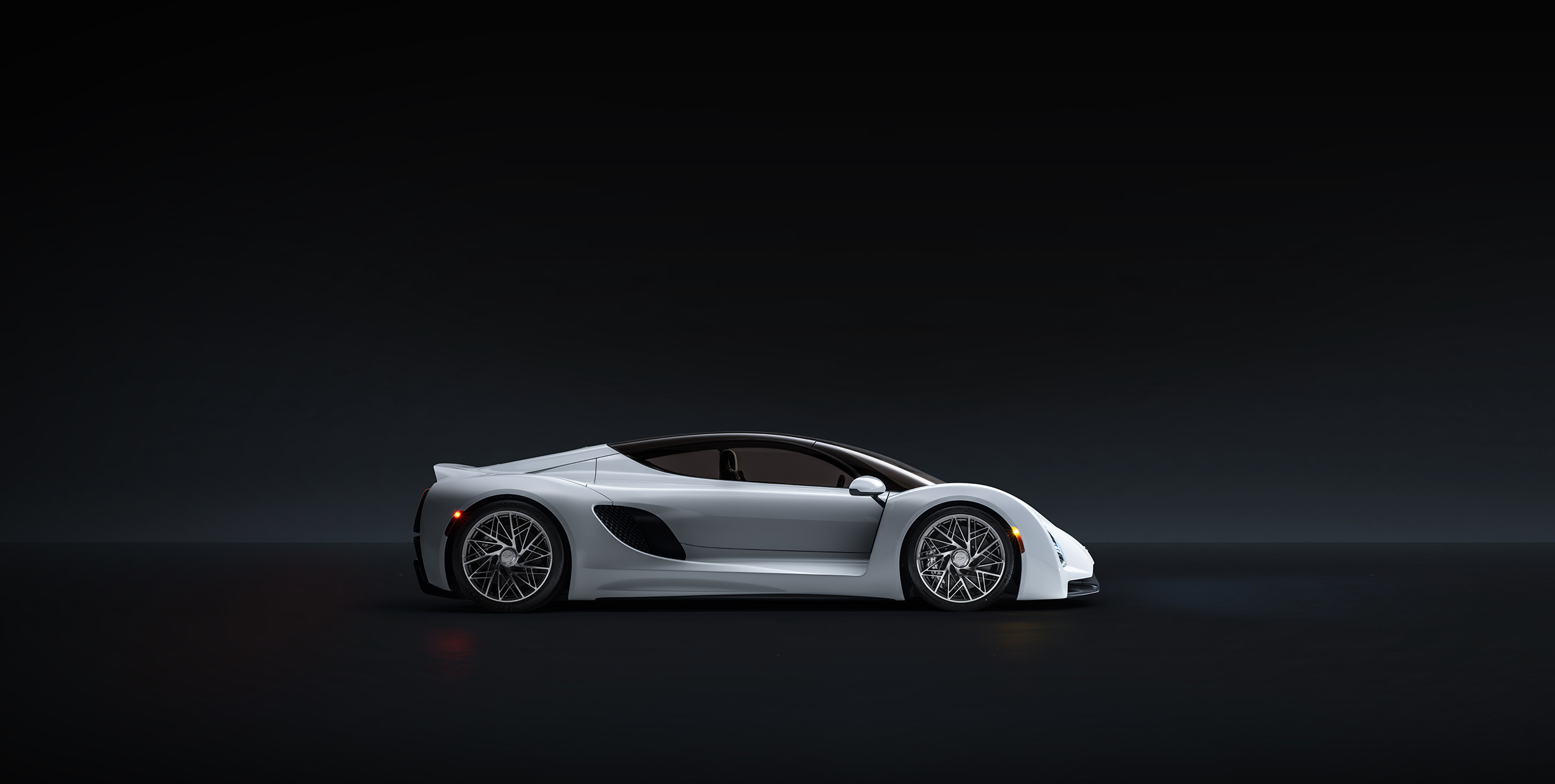 Download mobile wallpaper Car, Supercar, Vehicles, White Car, Czinger 21C for free.