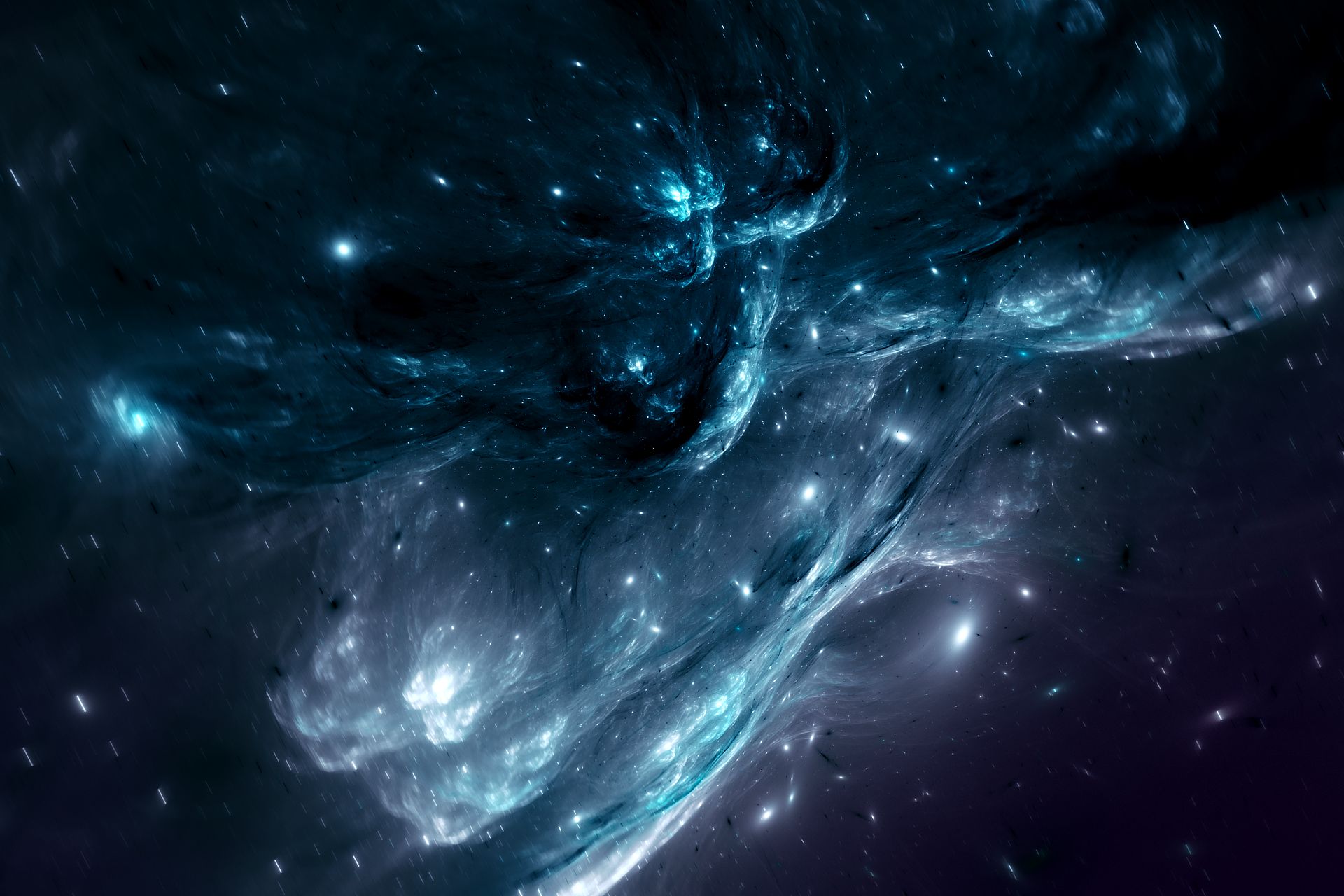 Скачать картинку Космос, Синий, Туманность, Научная Фантастика в телефон бесплатно.
