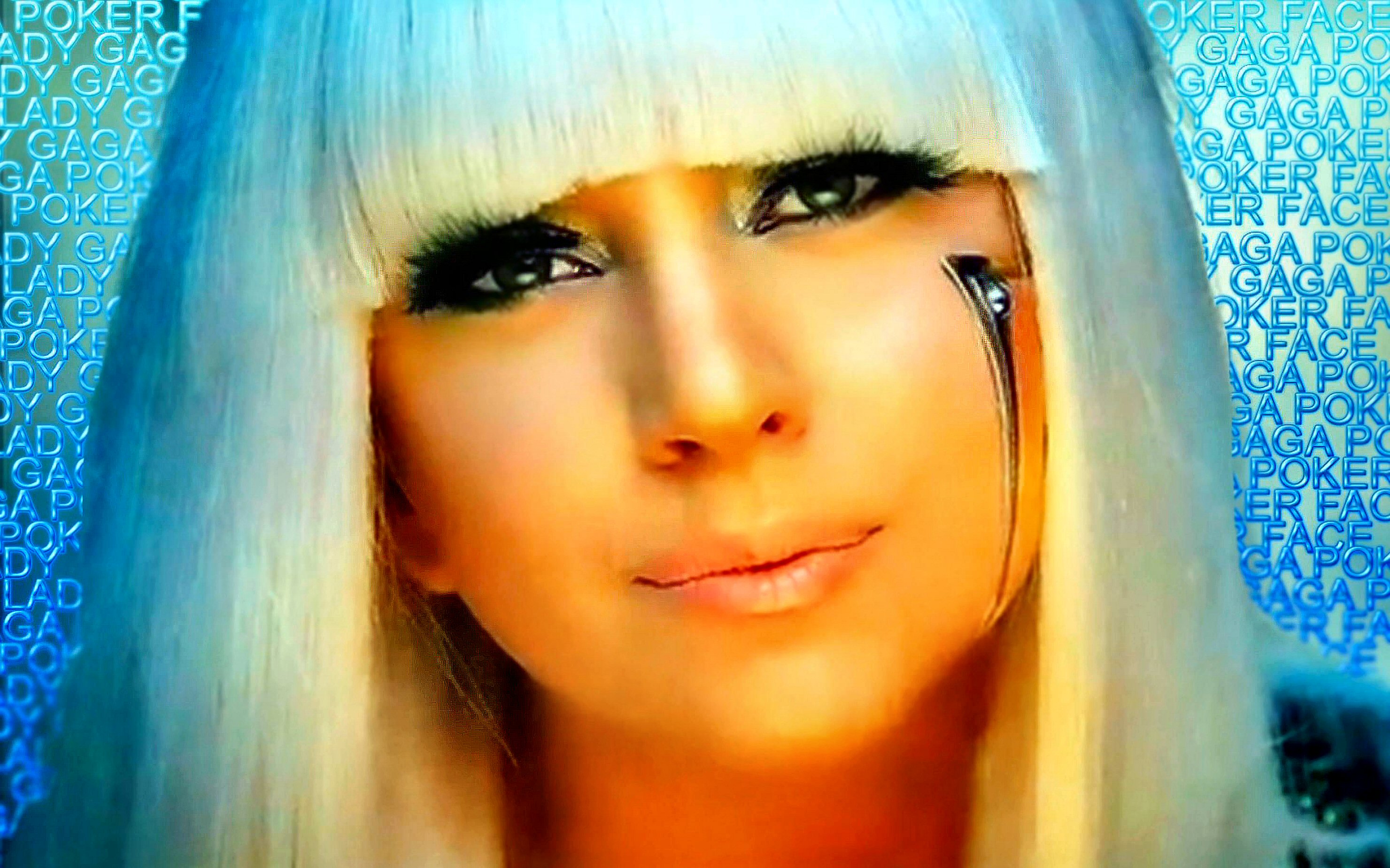 Download mobile wallpaper Music, Face, Lady Gaga for free.