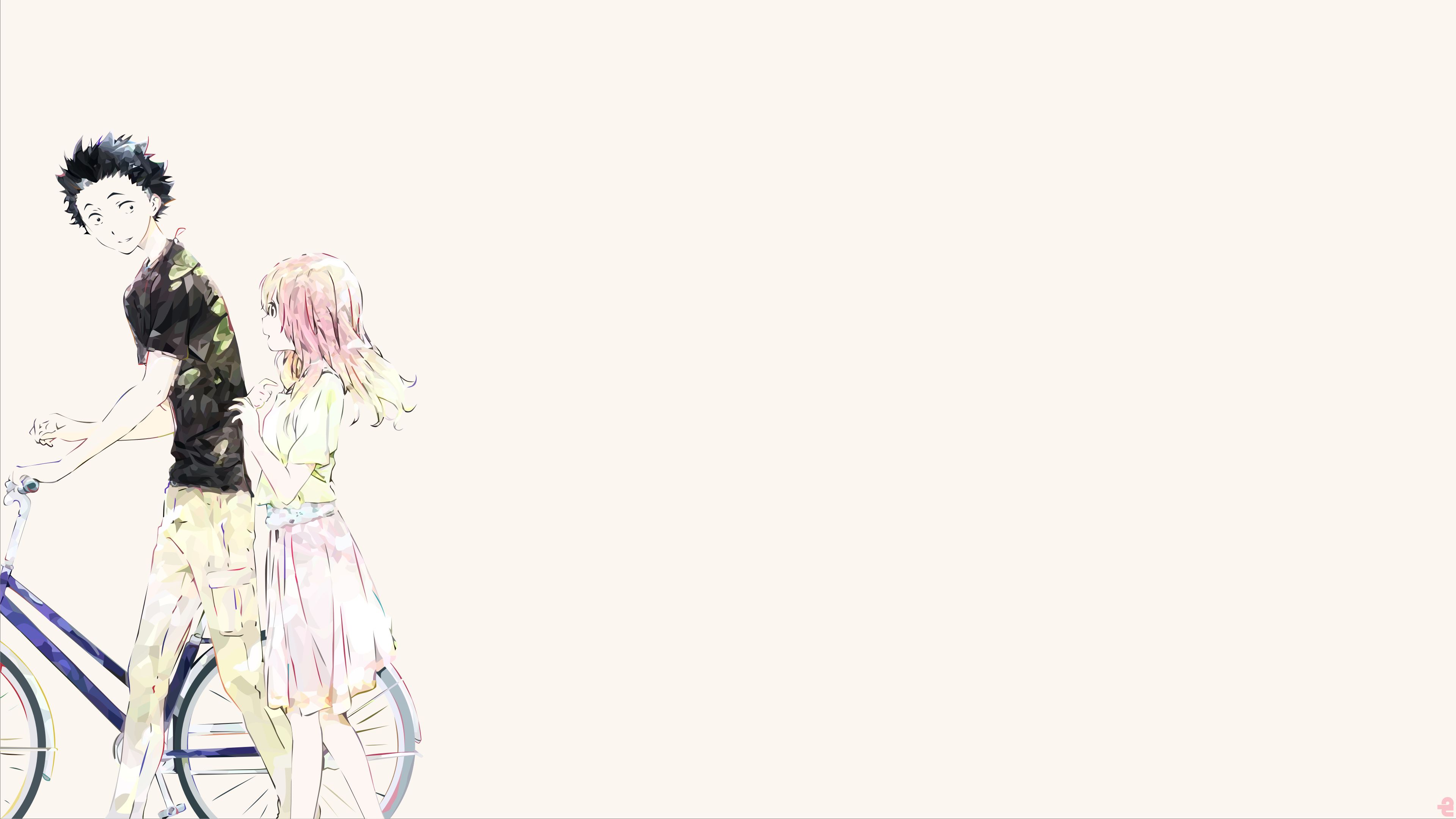 Descarga gratuita de fondo de pantalla para móvil de Animado, Shouko Nishimiya, Shouya Ishida, Koe No Katachi.