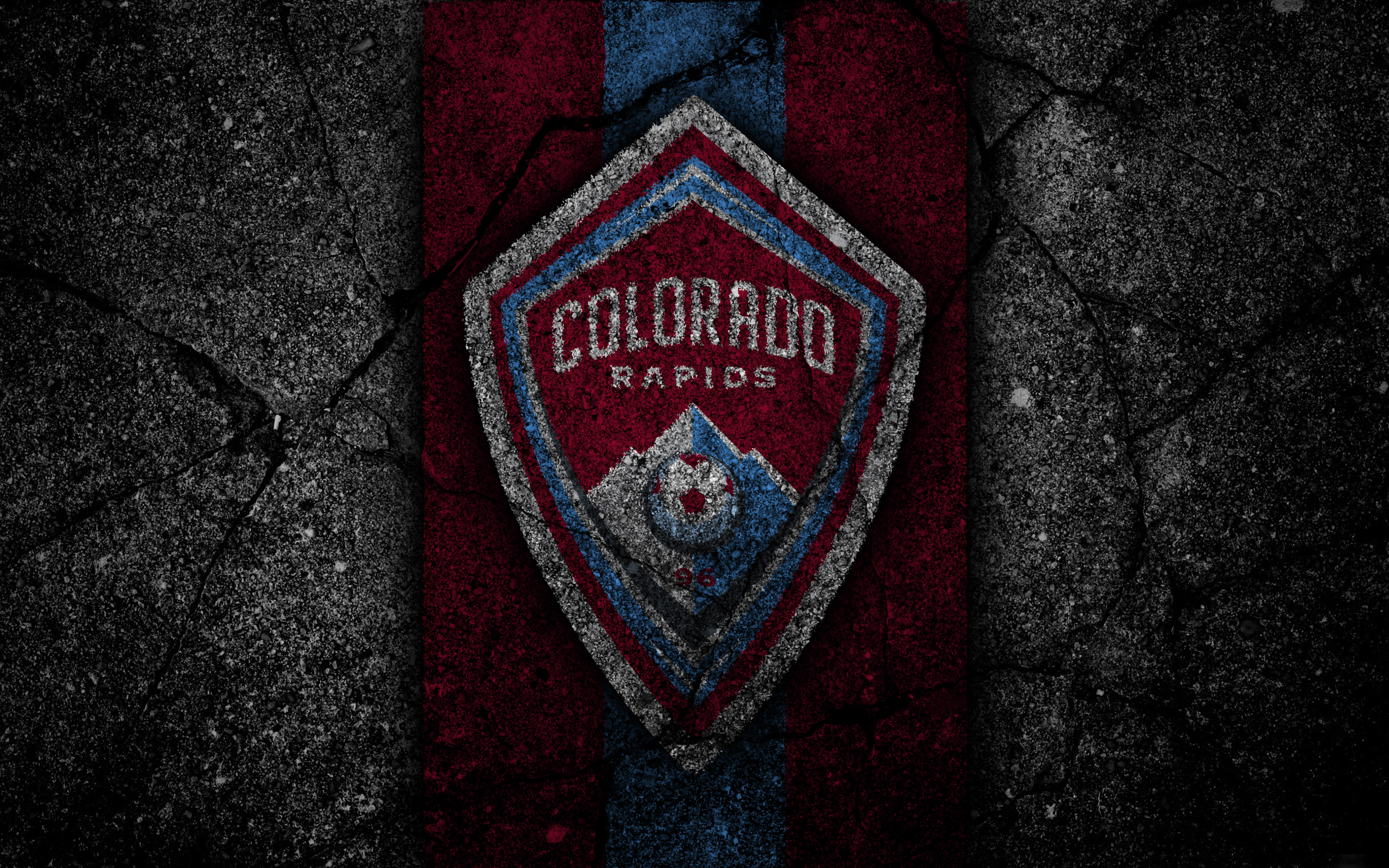 Handy-Wallpaper Sport, Fußball, Logo, Emblem, Mls, Colorado Rapids kostenlos herunterladen.