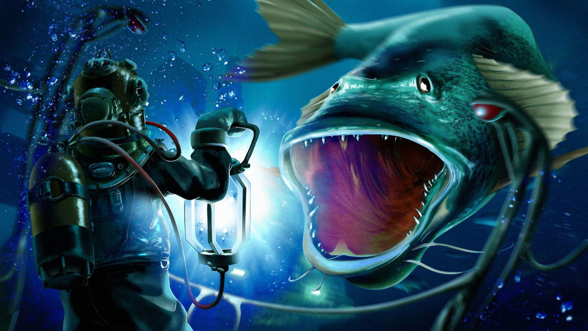 Free download wallpaper Fantasy, Underwater on your PC desktop