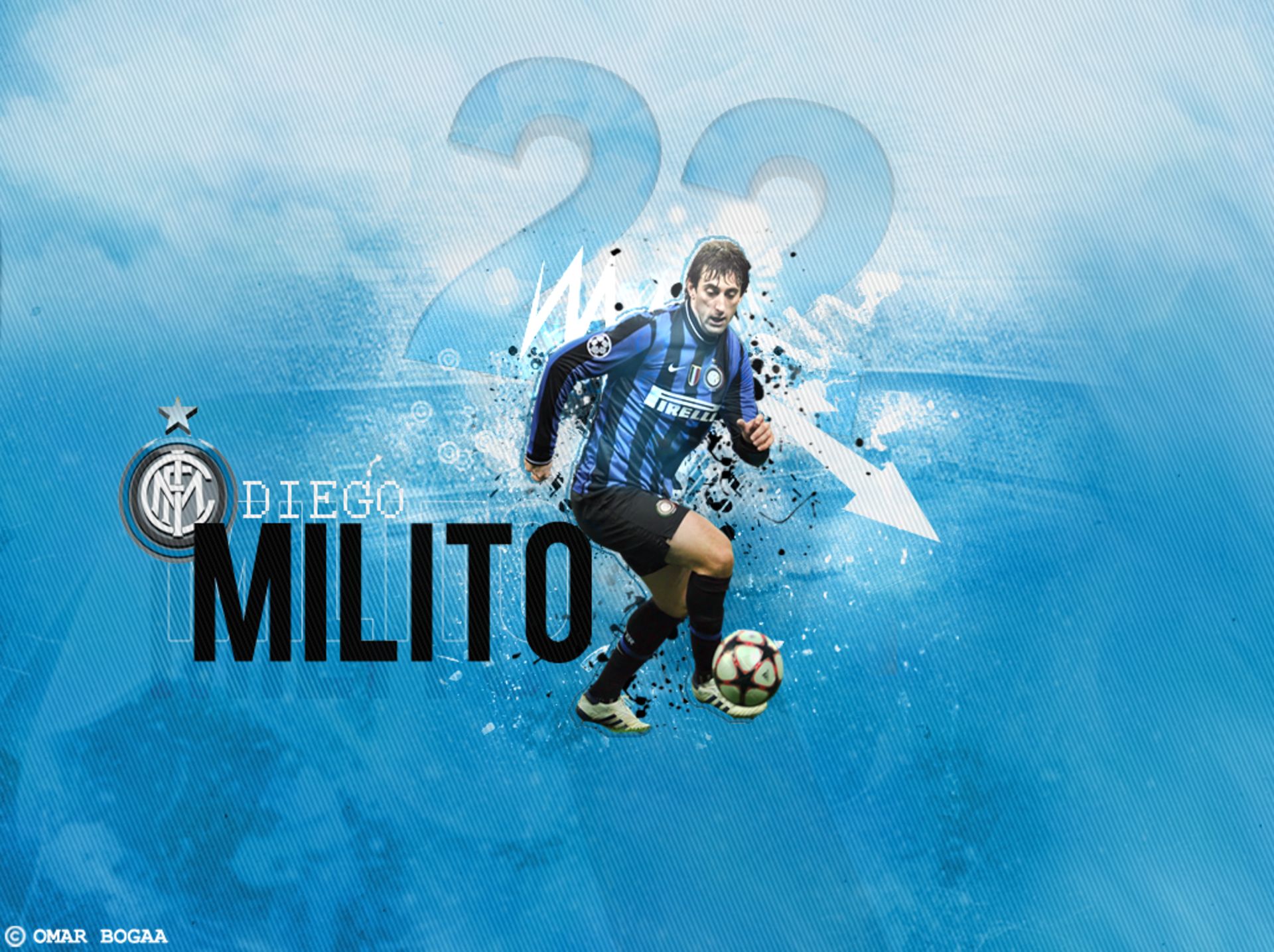 Descarga gratis la imagen Fútbol, Deporte, Inter De Milán, Diego Milito en el escritorio de tu PC