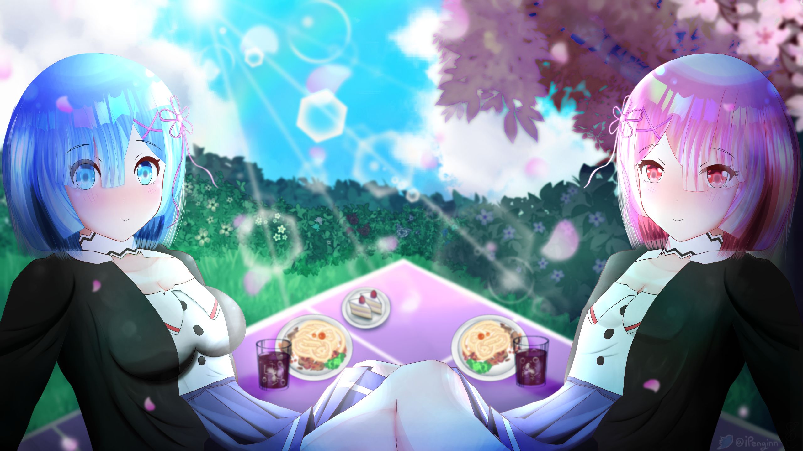 Descarga gratis la imagen Animado, Re:zero Comenzando La Vida En Otro Mundo, Ram (Re: Cero), Rem (Re: Cero) en el escritorio de tu PC