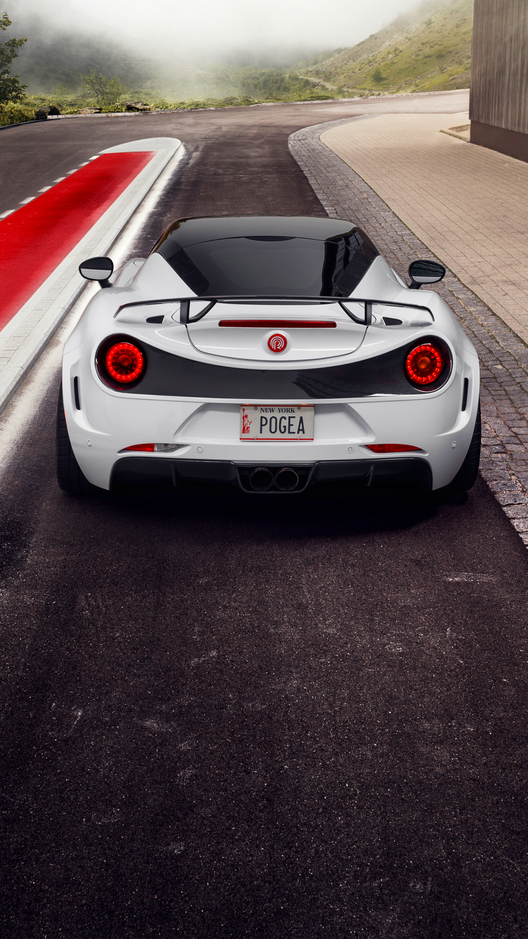 Download mobile wallpaper Alfa Romeo, Car, Supercar, Alfa Romeo 4C, Vehicle, Vehicles, White Car for free.
