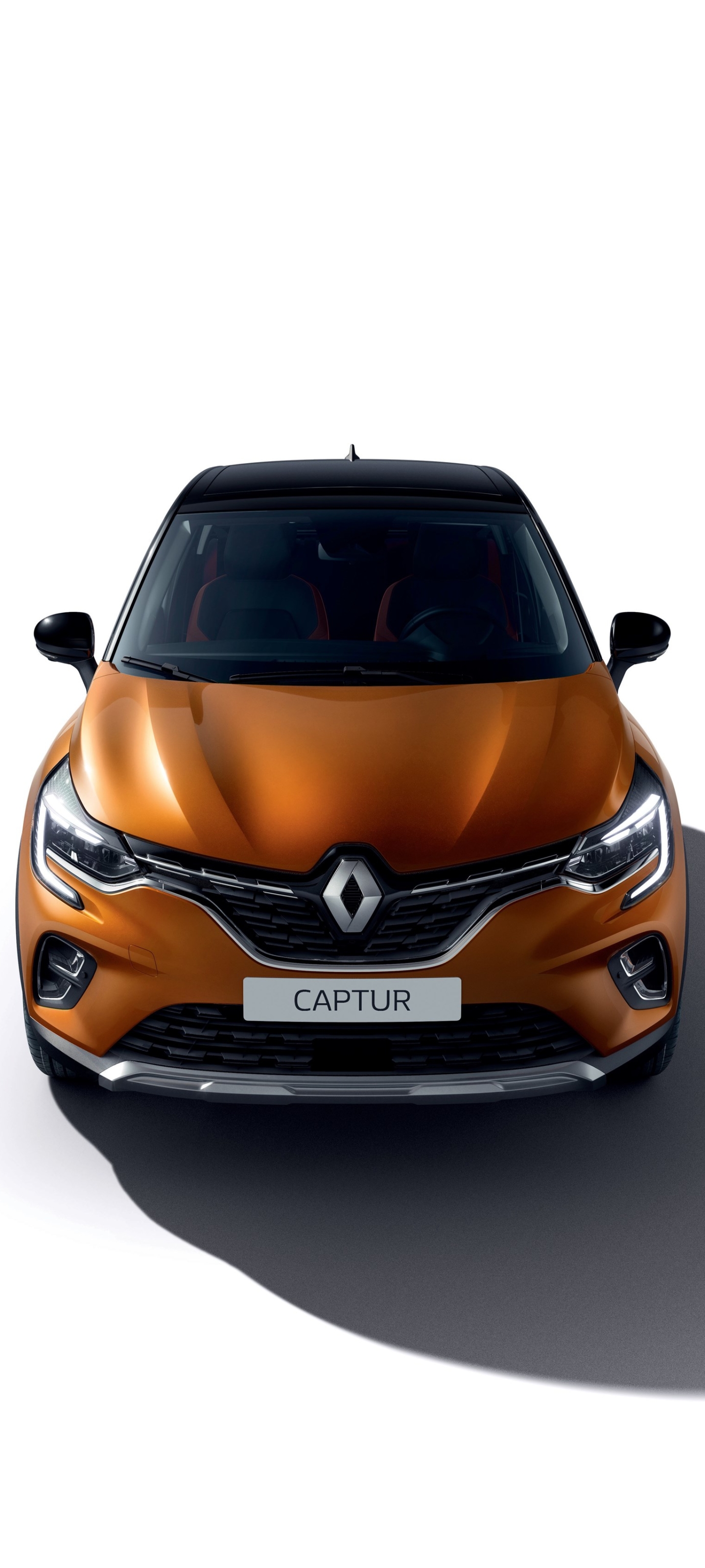 Descarga gratuita de fondo de pantalla para móvil de Renault, Coche, Todoterreno, Vehículos, Coche Naranja, Renault Captur.