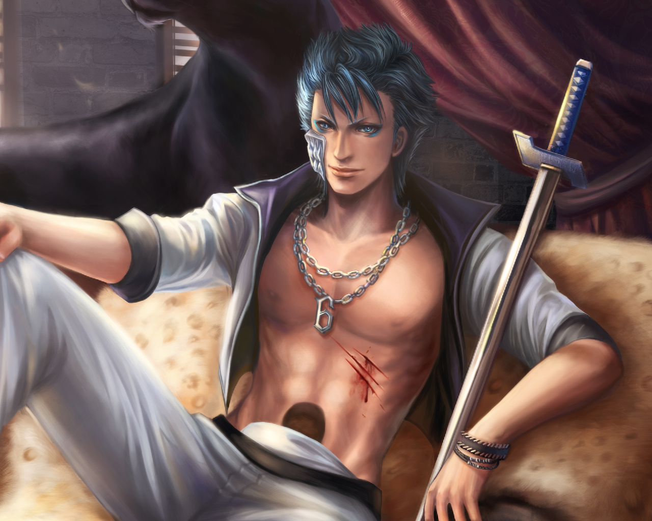 Download mobile wallpaper Anime, Bleach, Grimmjow Jaegerjaquez for free.