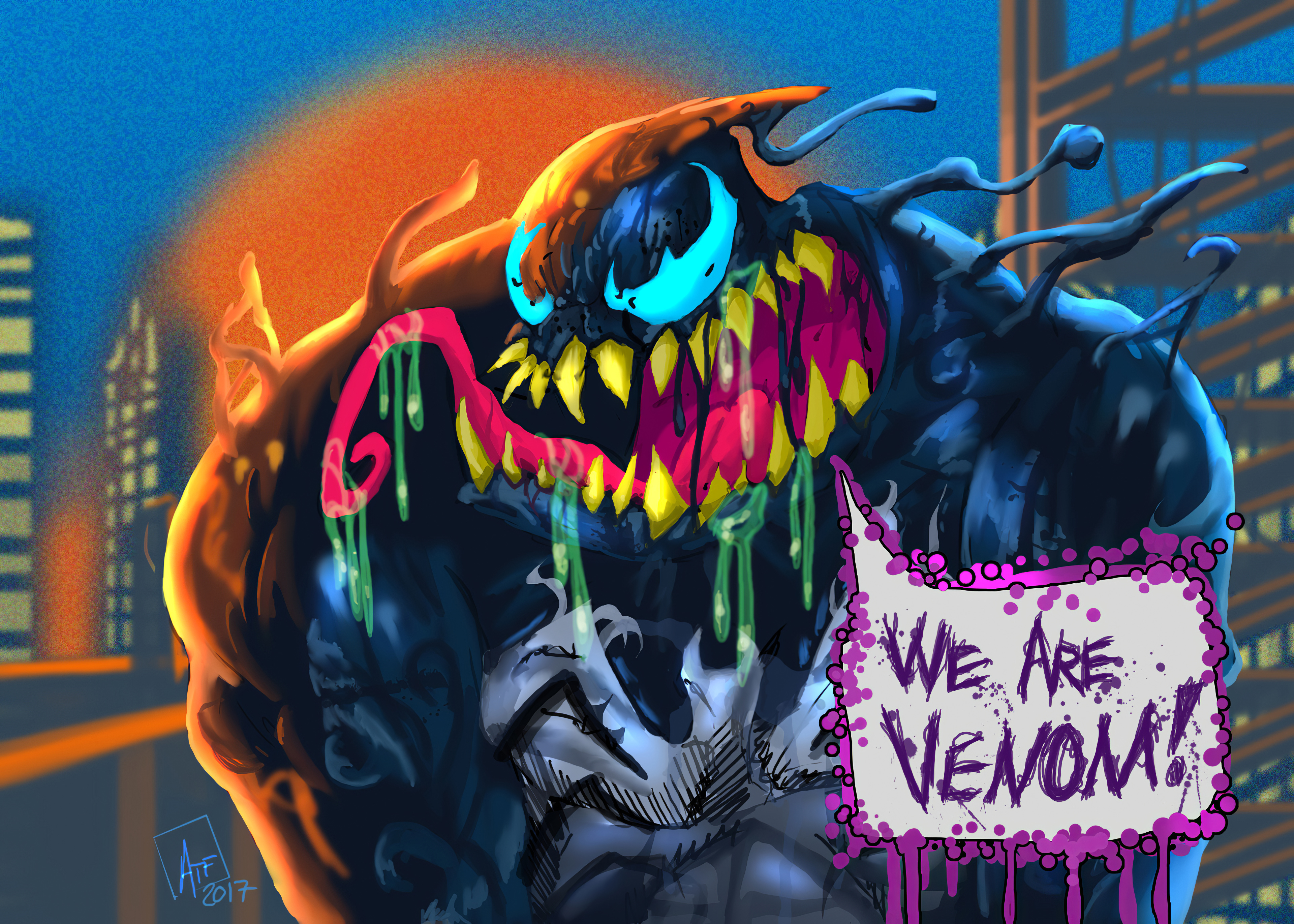 Free download wallpaper Venom, Comics, Dc Comics on your PC desktop