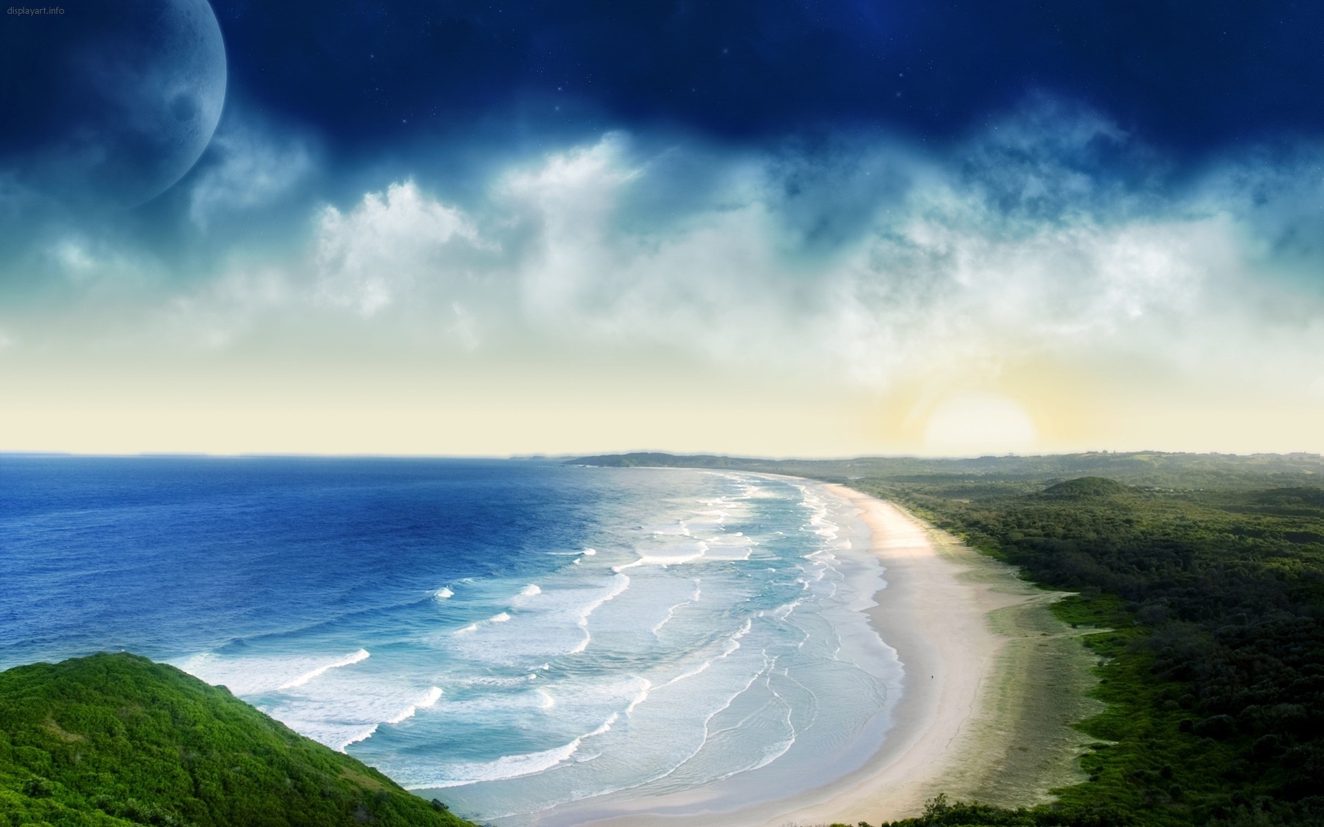 Descarga gratis la imagen Naturaleza, Nubes, Paisaje, Cielo, Mar en el escritorio de tu PC
