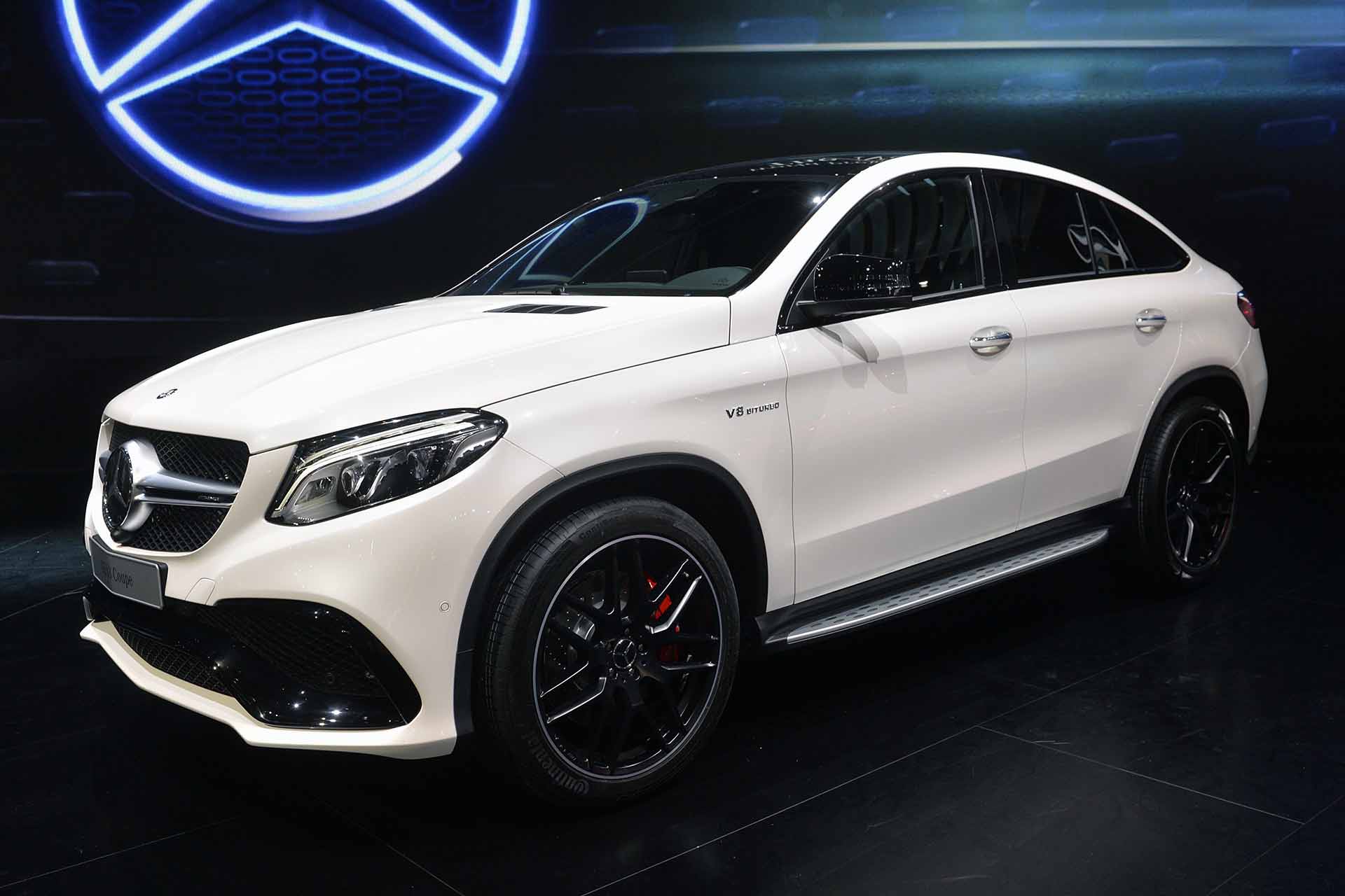 cars, mercedes benz gle, white, side view, coupe, 2016