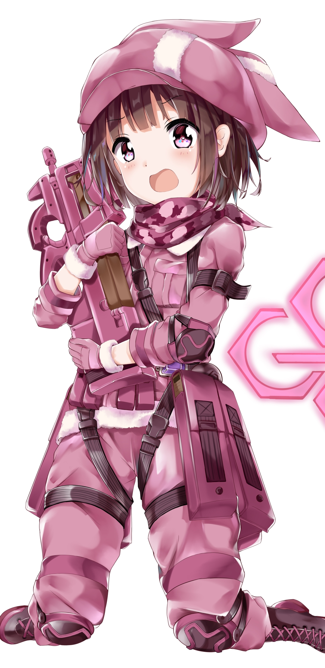 Baixar papel de parede para celular de Anime, Sword Art Online, Llenn (Sword Art Online), Sword Art Online Alternative: Gun Gale Online, Karen Kohiruimaki gratuito.