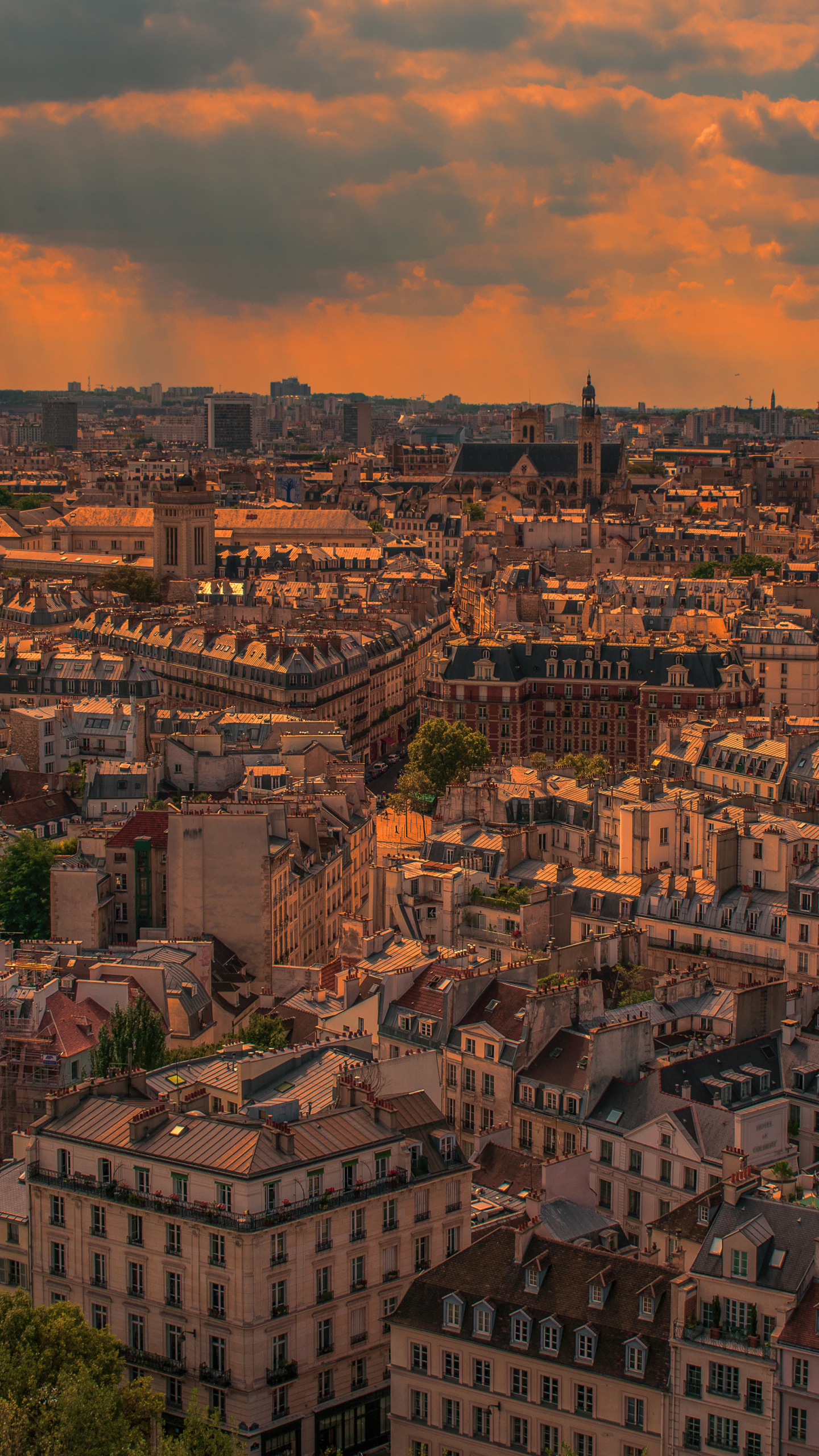 PCデスクトップに都市, 街, パリ, 建物, フランス, マンメイド, クラウド, 街並み画像を無料でダウンロード