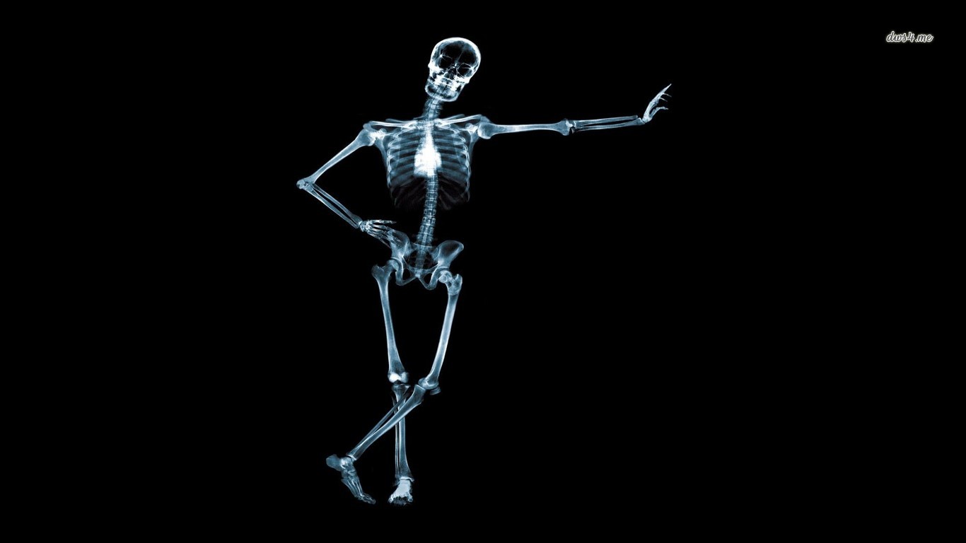 Free download wallpaper Dark, Skeleton on your PC desktop