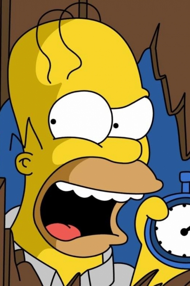 Téléchargez des papiers peints mobile Les Simpsons, Homer Simpson, Séries Tv gratuitement.