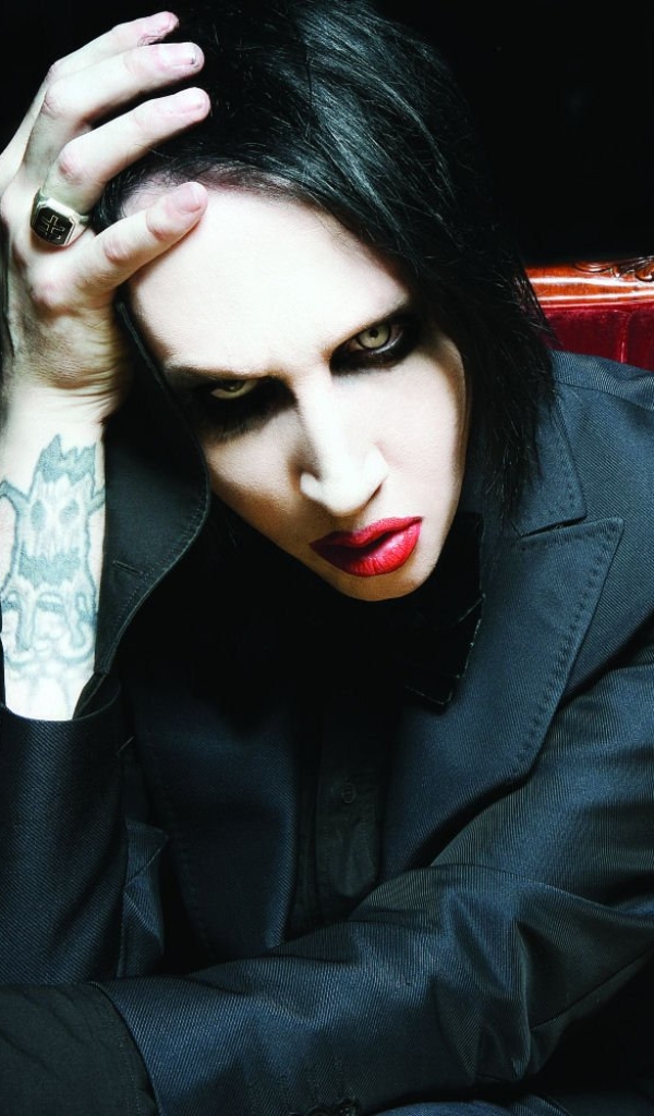 Handy-Wallpaper Musik, Marilyn Manson, Industrielles Metall, Schwermetall kostenlos herunterladen.