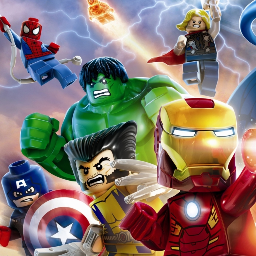 無料モバイル壁紙テレビゲーム, レゴ, レゴ マーベル スーパー ヒーローズをダウンロードします。