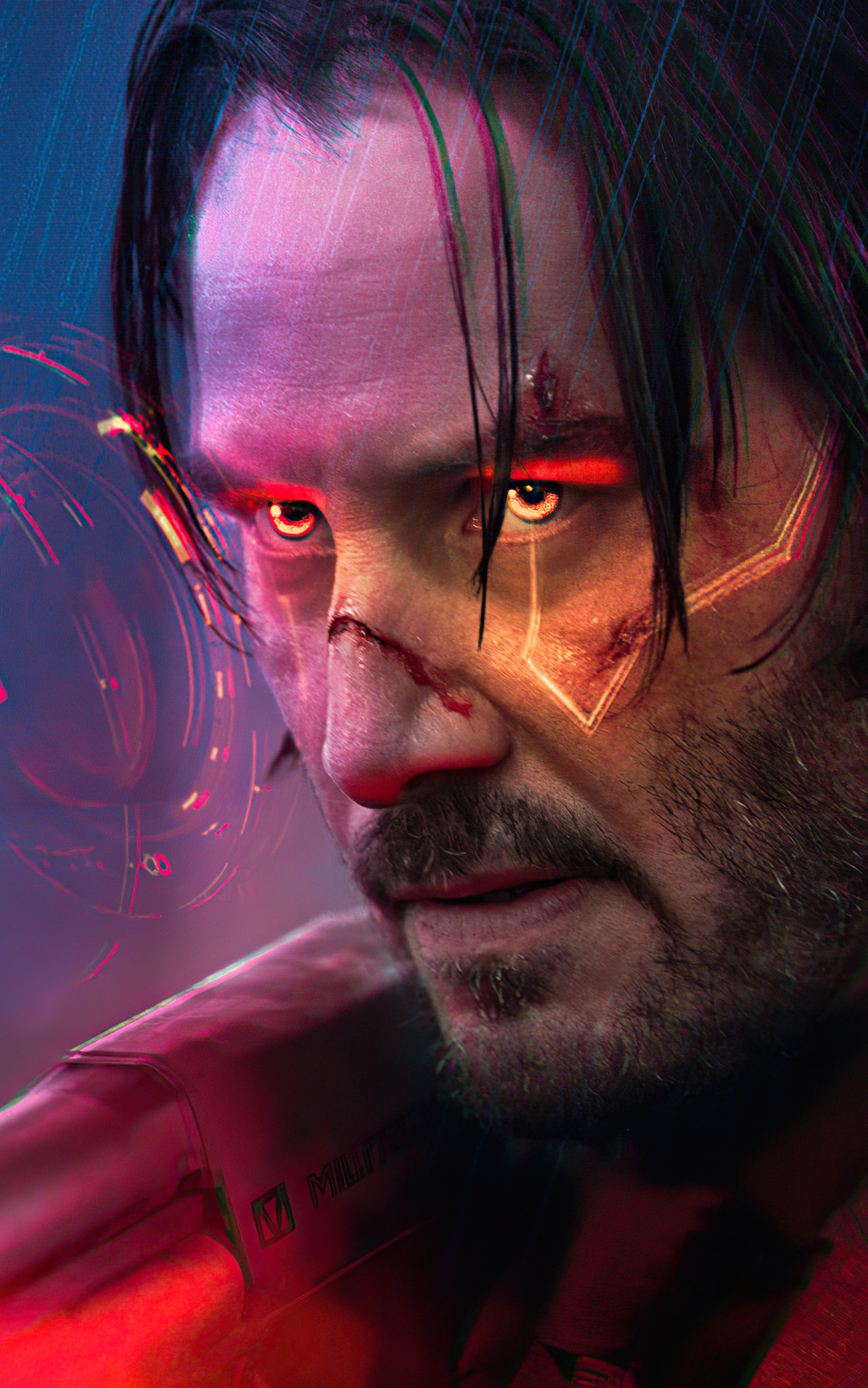 Download mobile wallpaper Keanu Reeves, Video Game, Cyberpunk 2077, John Wick for free.