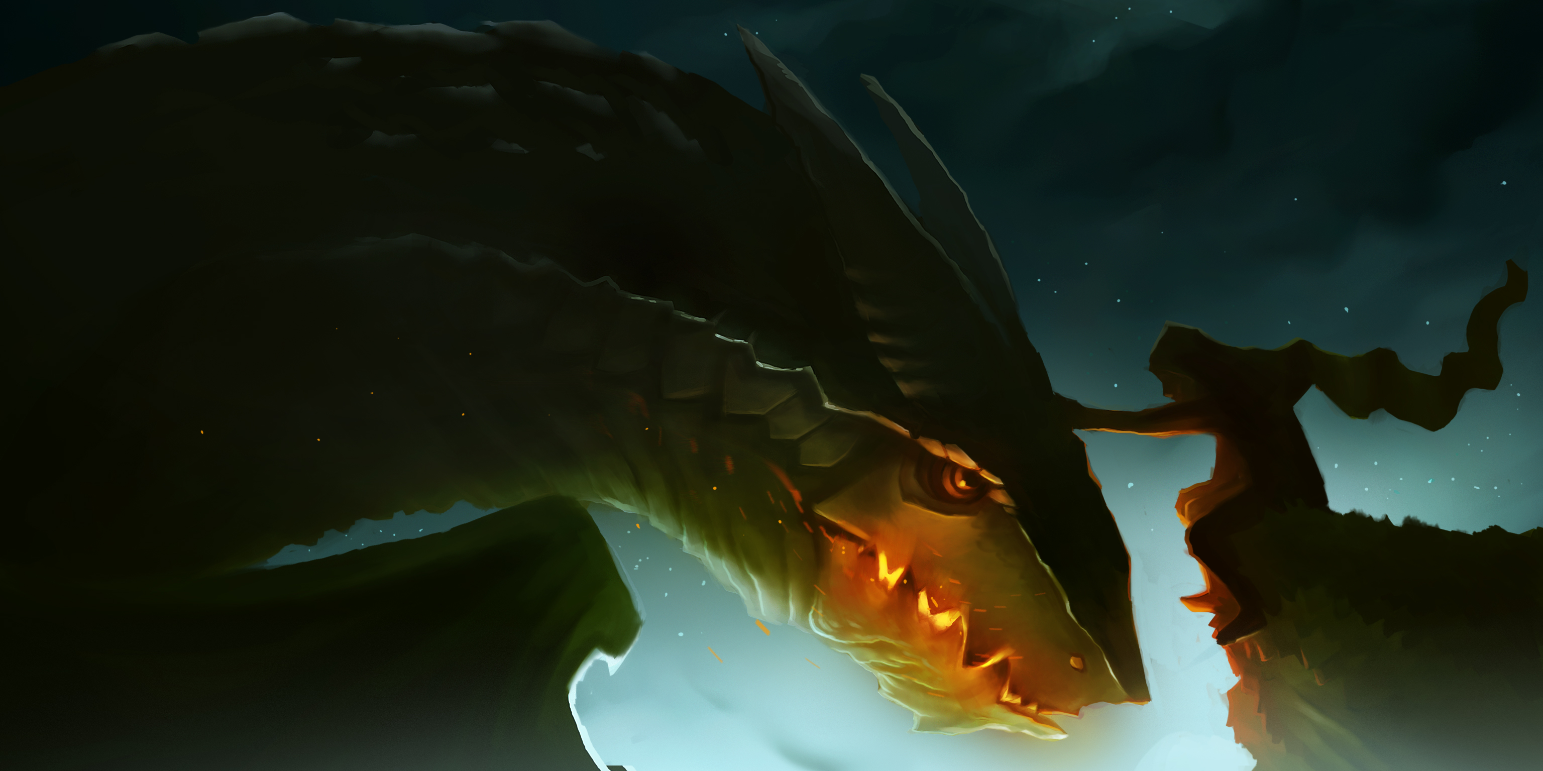 Free download wallpaper Fantasy, Dragon on your PC desktop