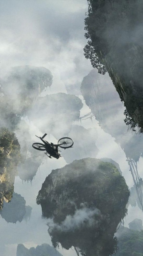Download mobile wallpaper Avatar, Skyline, Movie for free.