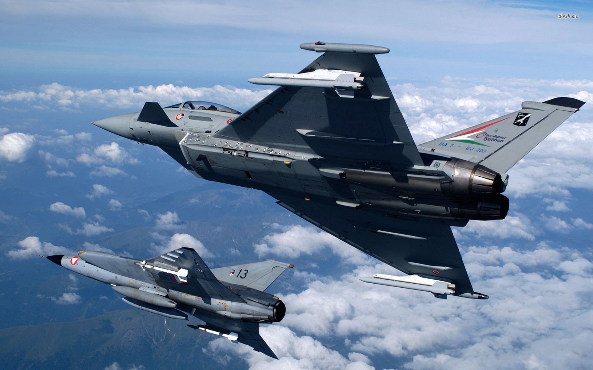 Handy-Wallpaper Militär, Eurofighter Taifun kostenlos herunterladen.