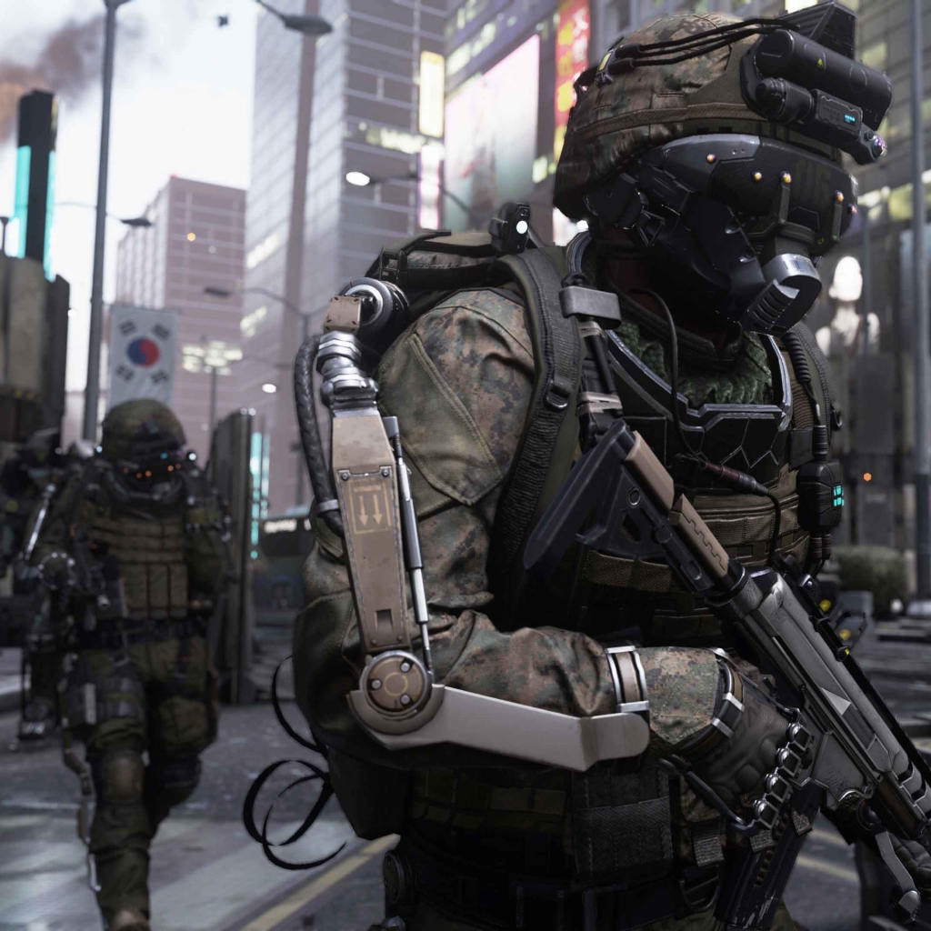 Скачати мобільні шпалери Call Of Duty, Відеогра, Call Of Duty: Advanced Warfare безкоштовно.
