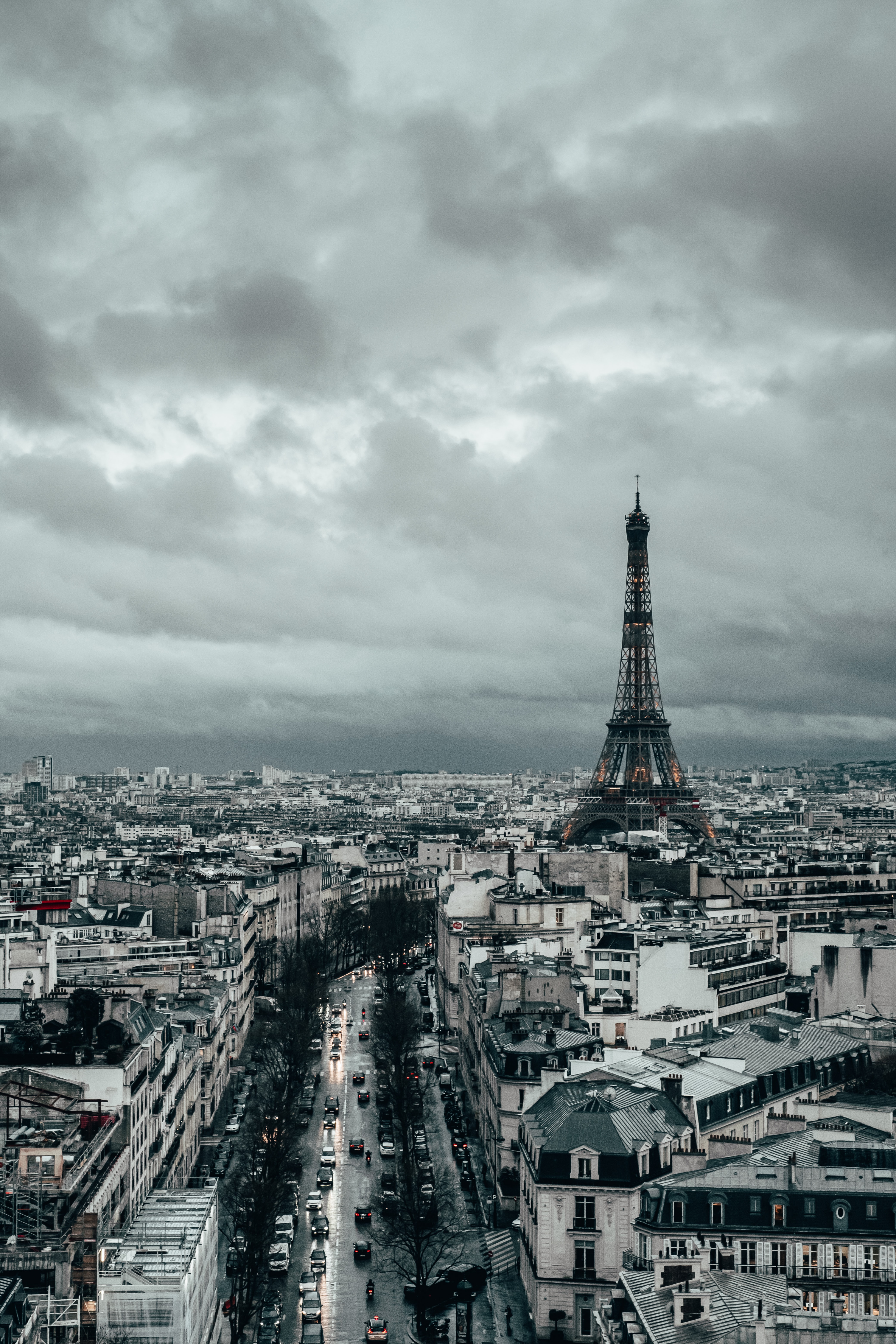 paris, cities, eiffel tower, city, tower Smartphone Background
